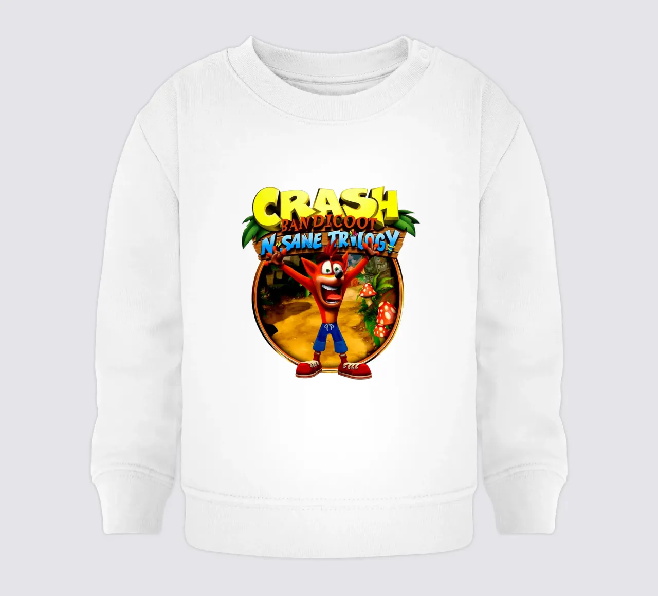 Crash Bandicoot - Retro Racing Games felpa neonato da Deepness