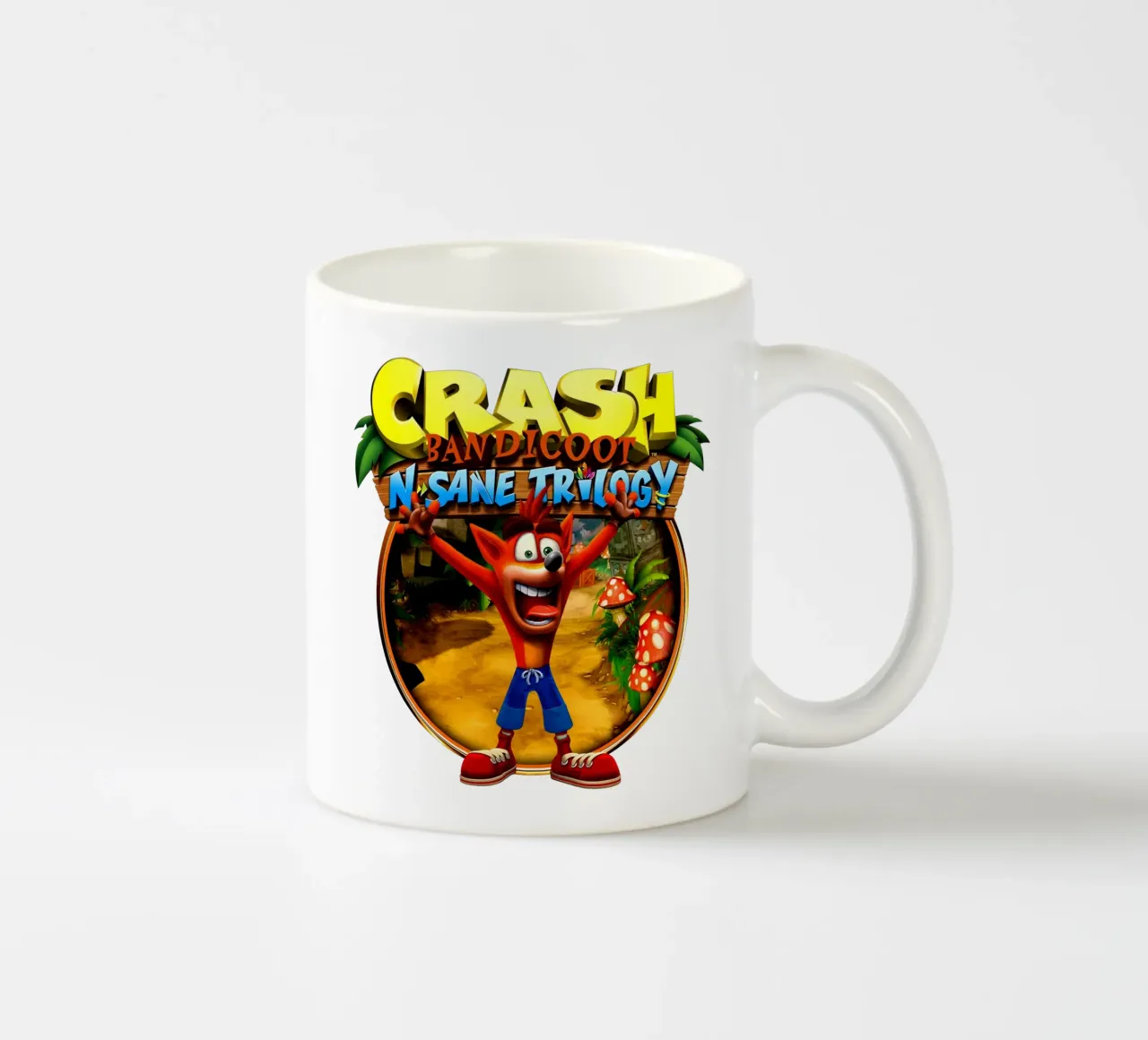 Crash Bandicoot - Retro Racing Games tazza in ceramica da Deepness