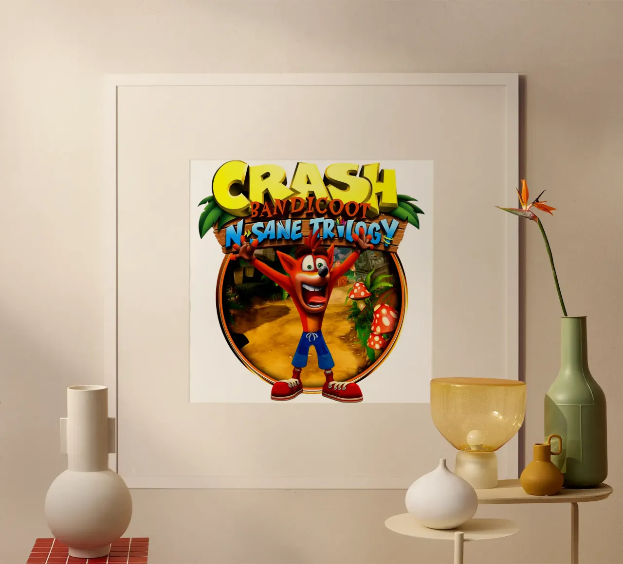 Crash Bandicoot - Retro Racing Games poster da Deepness
