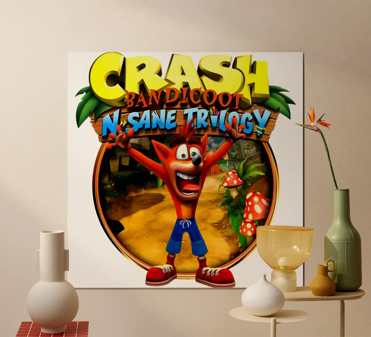 Crash Bandicoot - Retro Racing Games poster da Deepness
