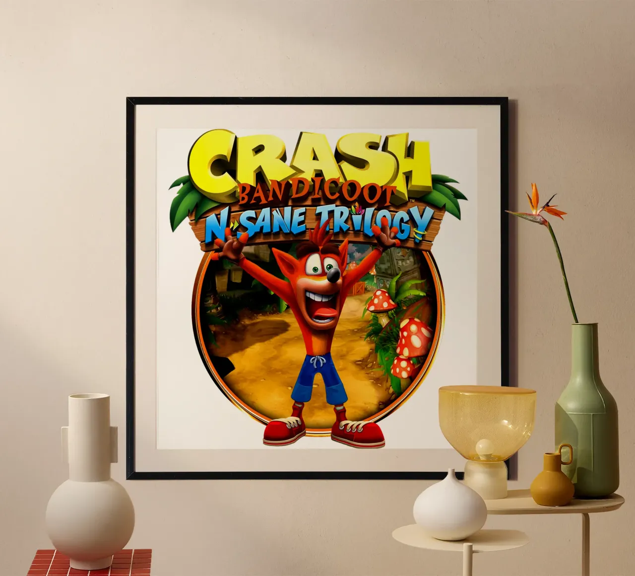 Crash Bandicoot - Retro Racing Games poster da Deepness