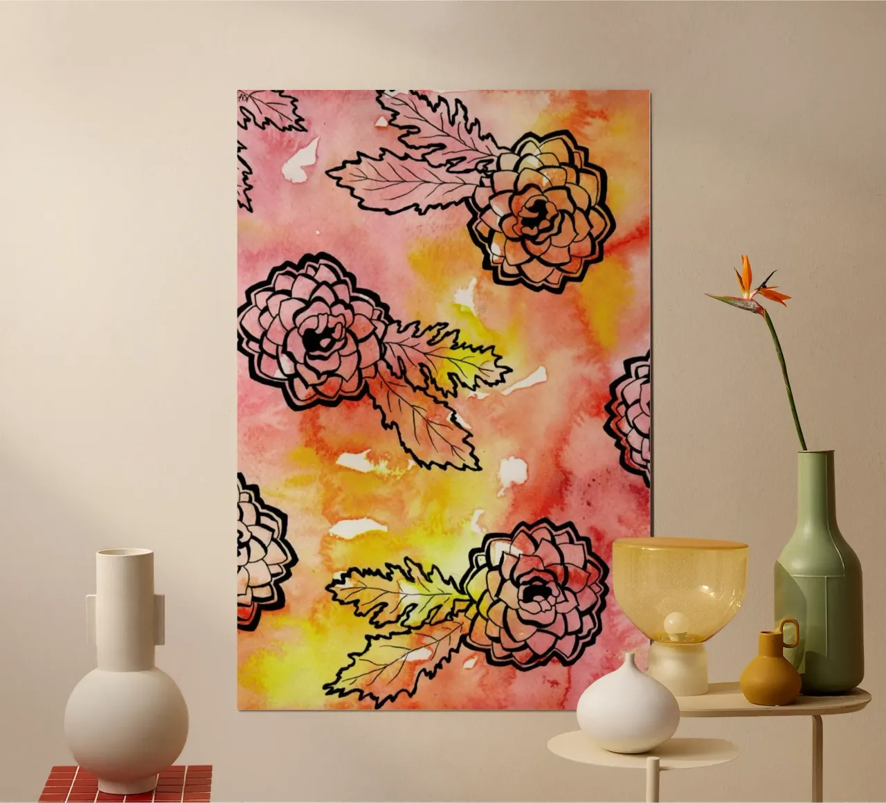 Stop And Smell The Roses hahnemühle de KP Design