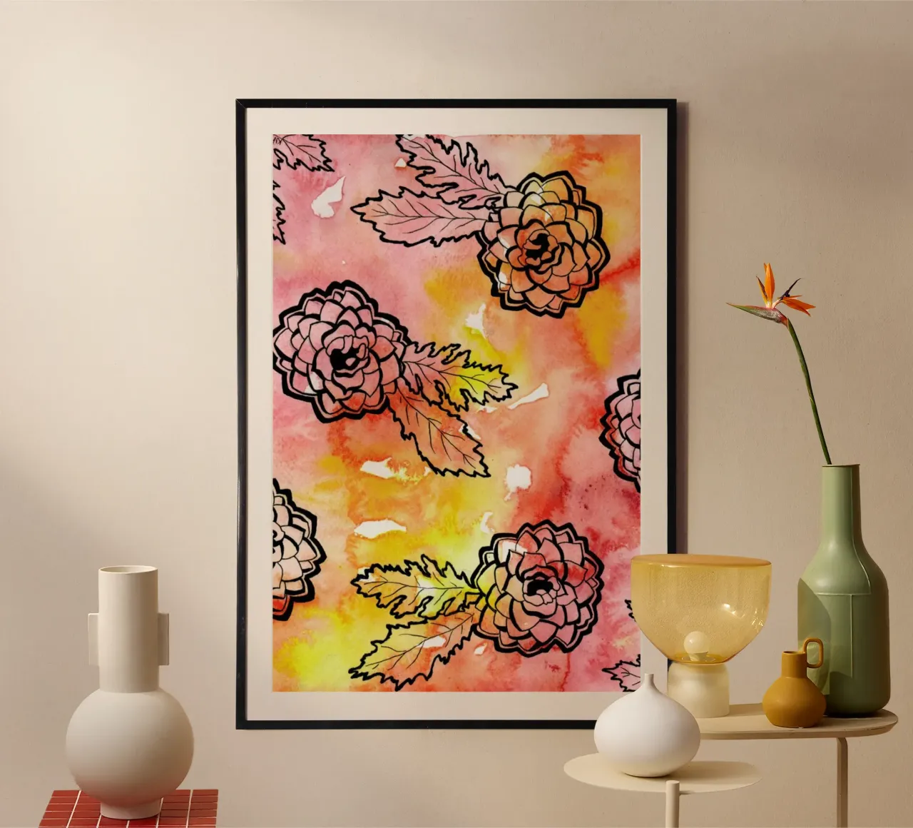 Stop And Smell The Roses hahnemühle de KP Design