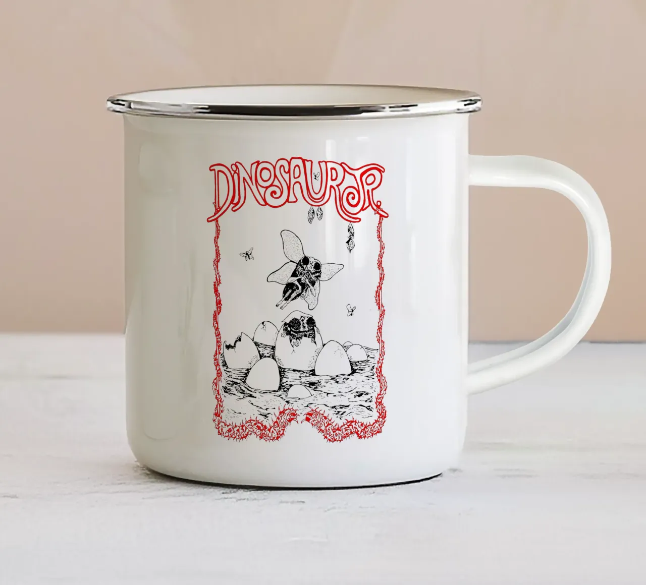 Dinosaur jr - Rock Band tazza in smalto da Deepness