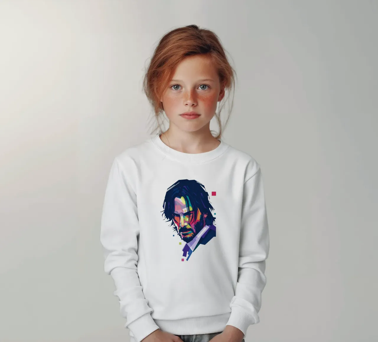 John Wick Pop Art | WPAP felpa bambino da Alkahfsmart