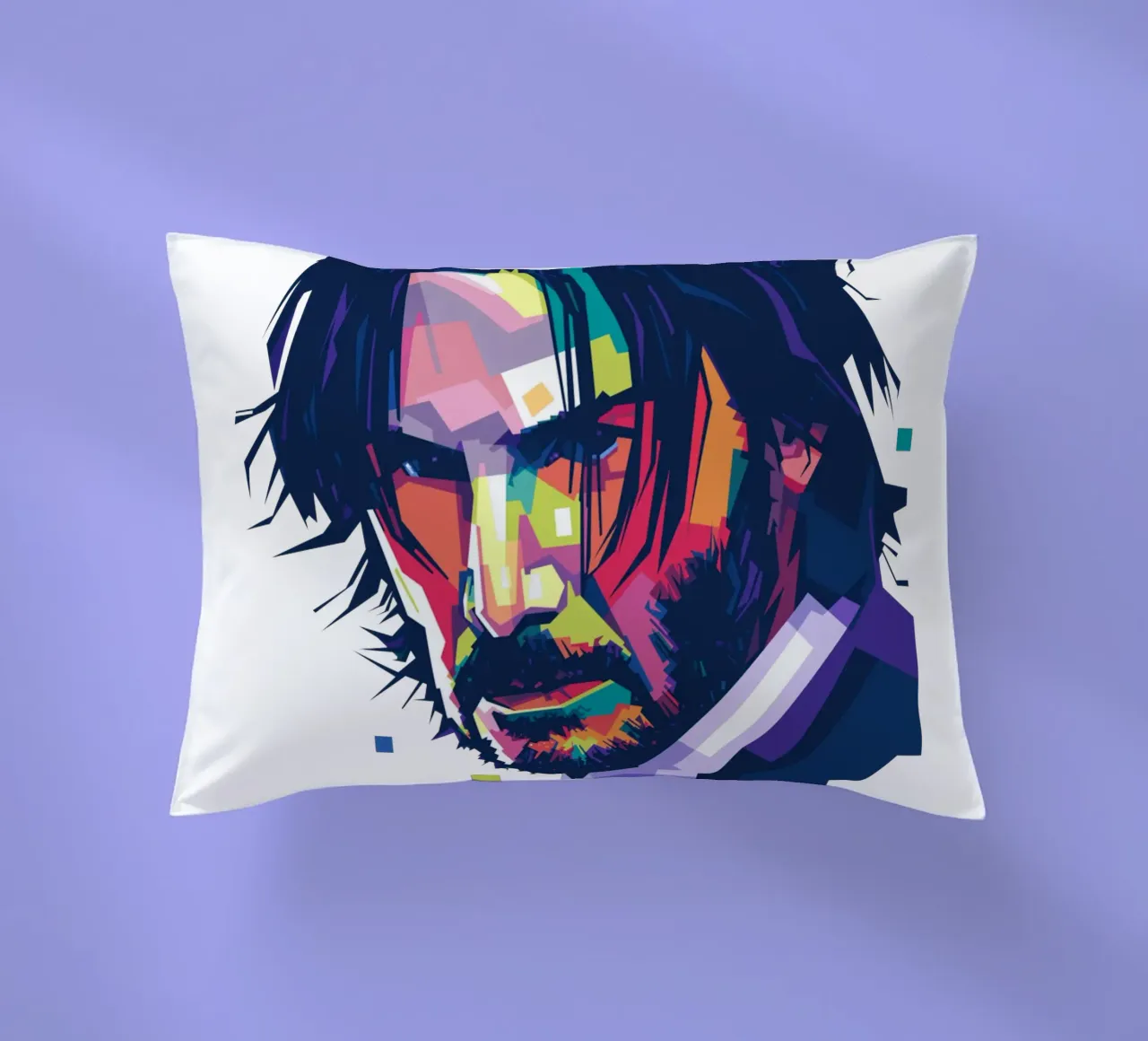 John Wick Pop Art | WPAP cuscino da Alkahfsmart