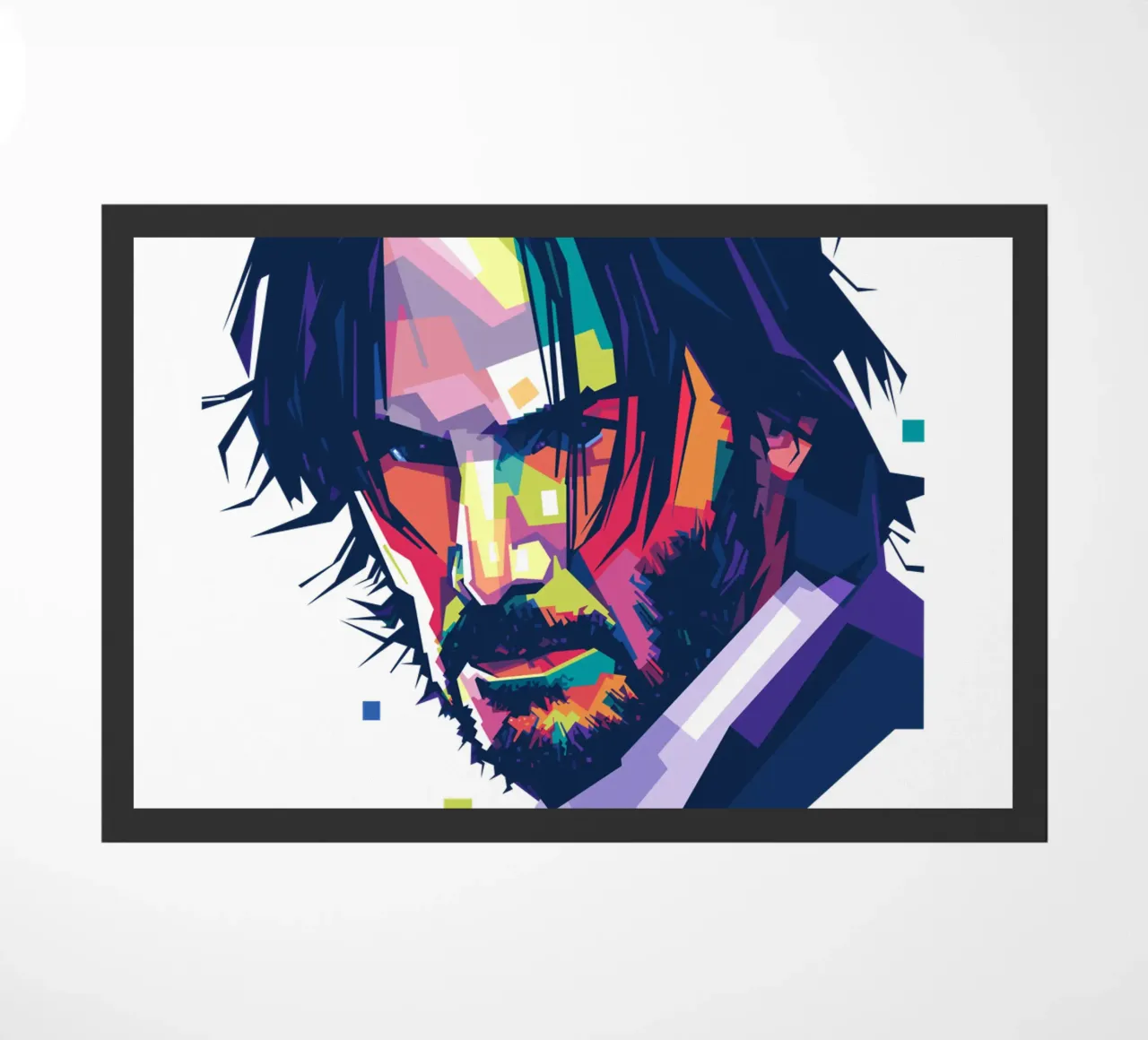 John Wick Pop Art | WPAP zerbino da Alkahfsmart