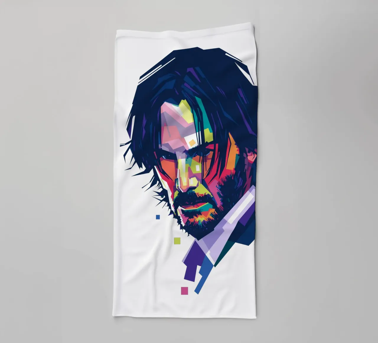 John Wick Pop Art | WPAP asciugamano da bagno da Alkahfsmart