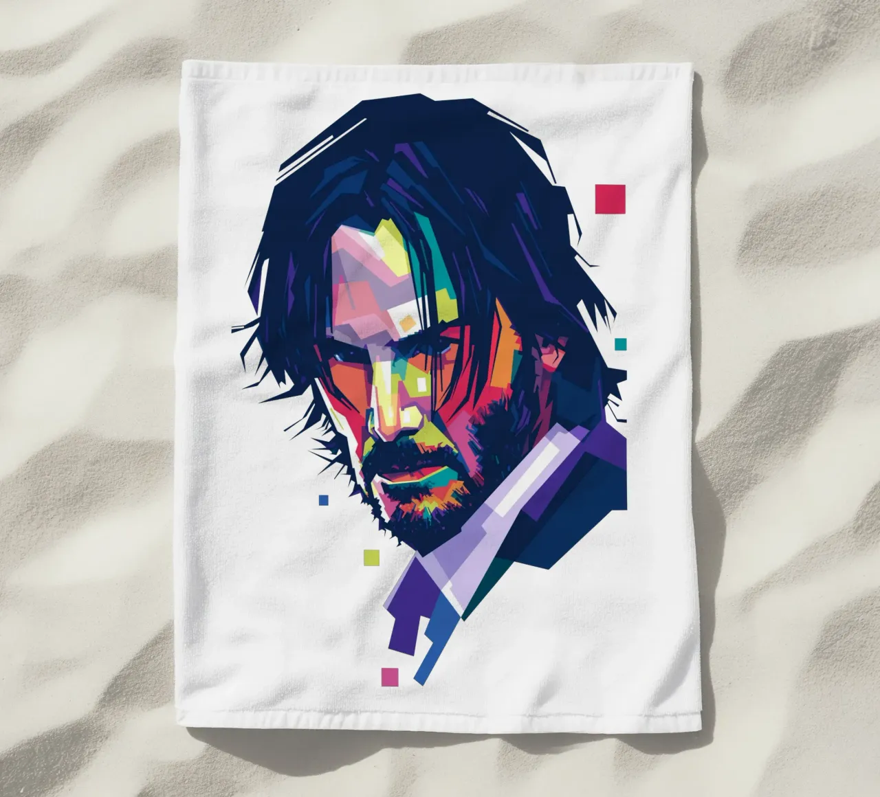 John Wick Pop Art | WPAP telo mare da Alkahfsmart