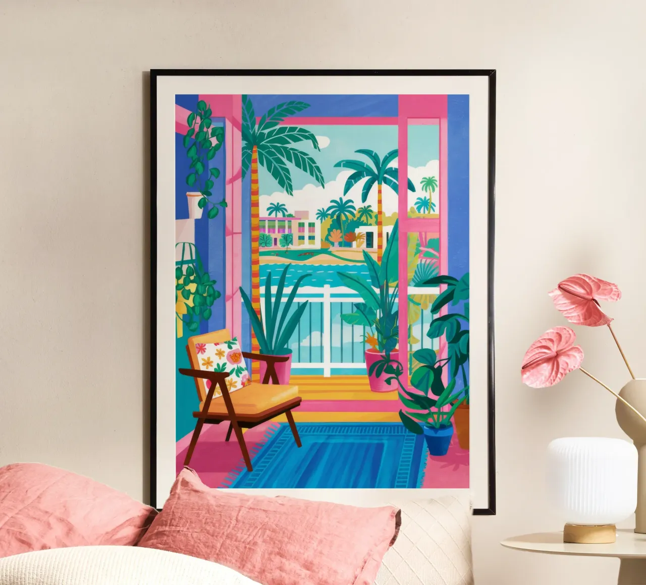 Vue de la fenêtre maximaliste poster de FadeAura