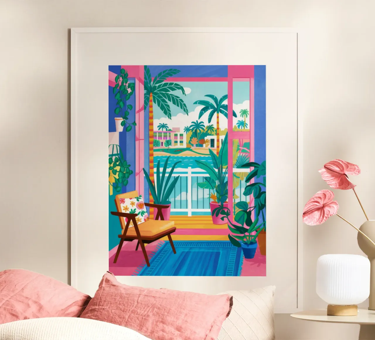 Vue de la fenêtre maximaliste poster de FadeAura