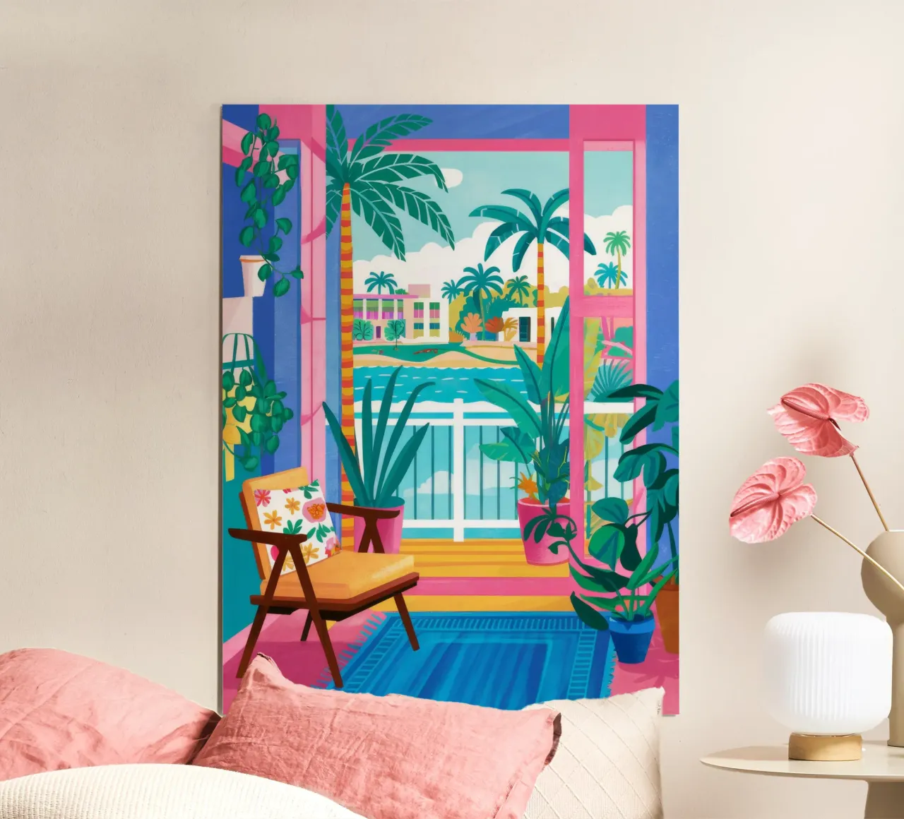 Vue de la fenêtre maximaliste poster de FadeAura