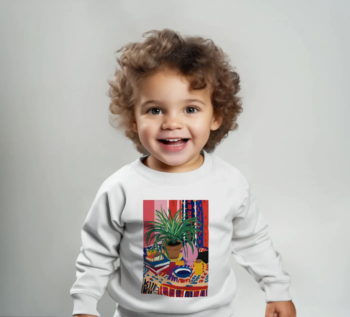 Patterned Table Stillness felpa neonato da FadeAura