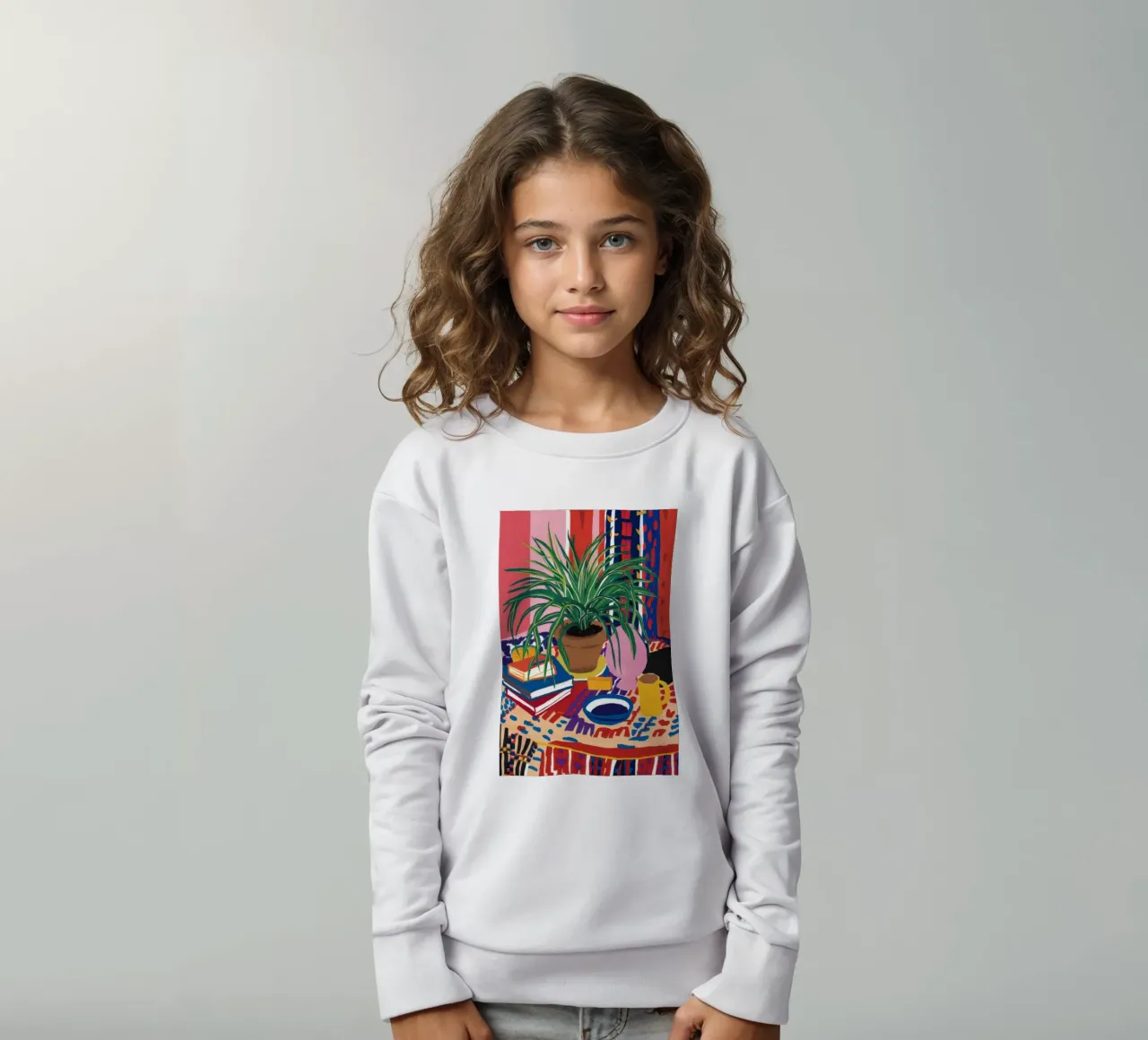 Mesa Patterned Stillness sudadera para niño de FadeAura