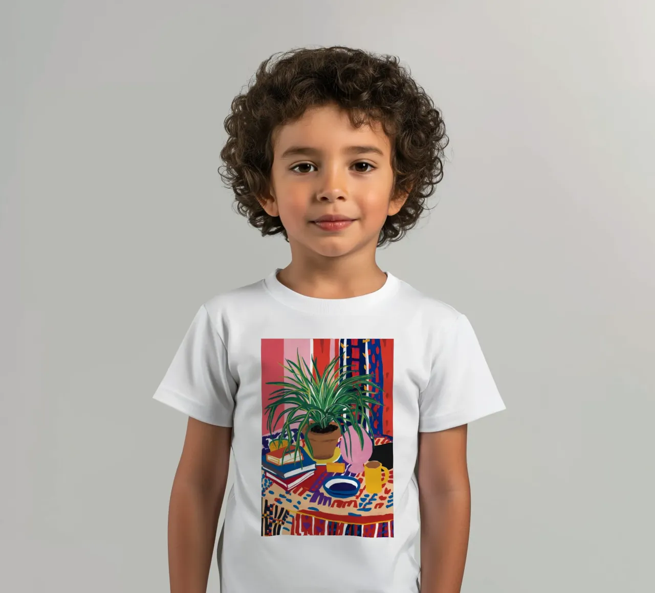 Patterned Table Stillness kids t-shirt by FadeAura