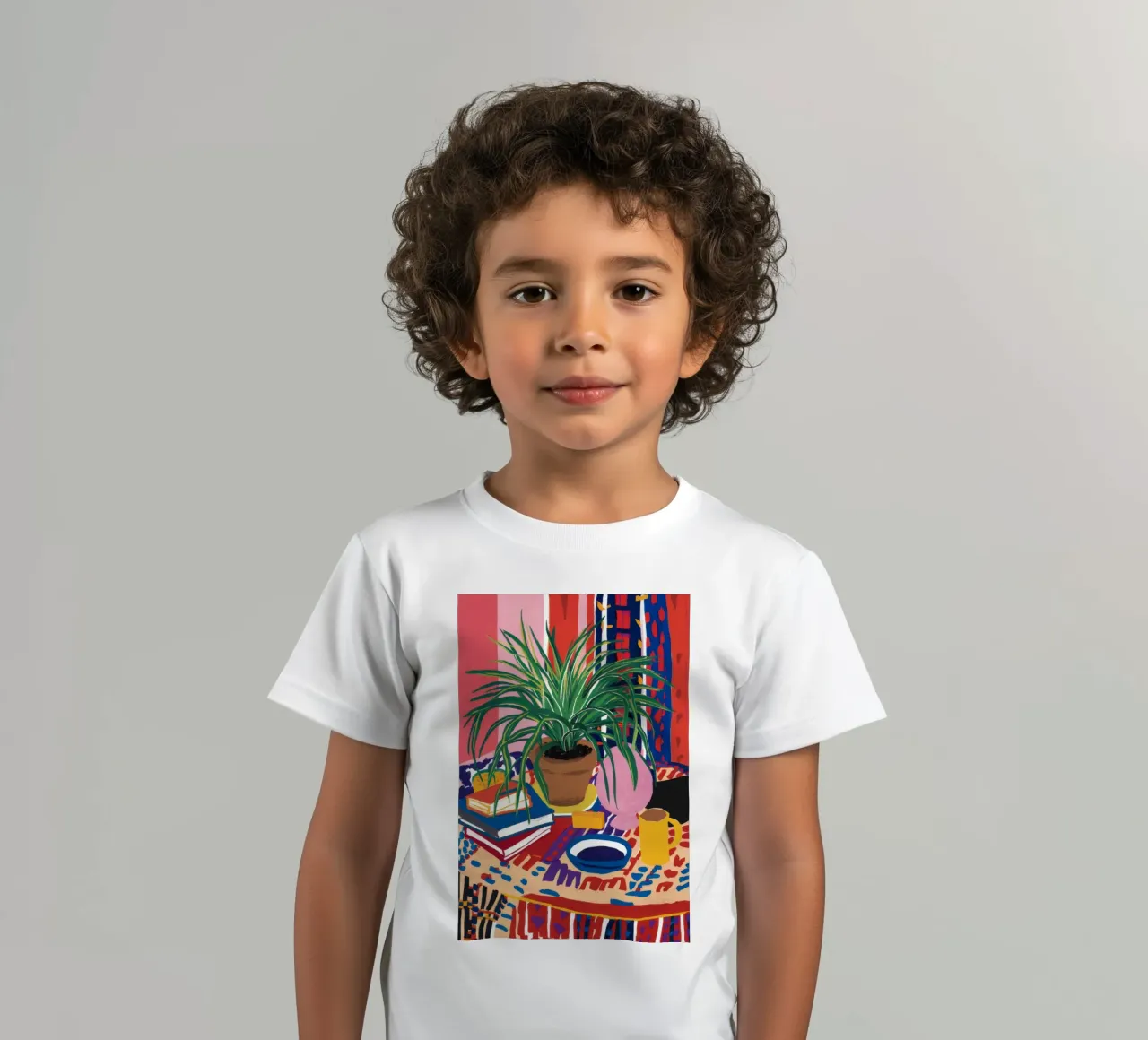 Patterned Table Stillness t-shirt bambini da FadeAura
