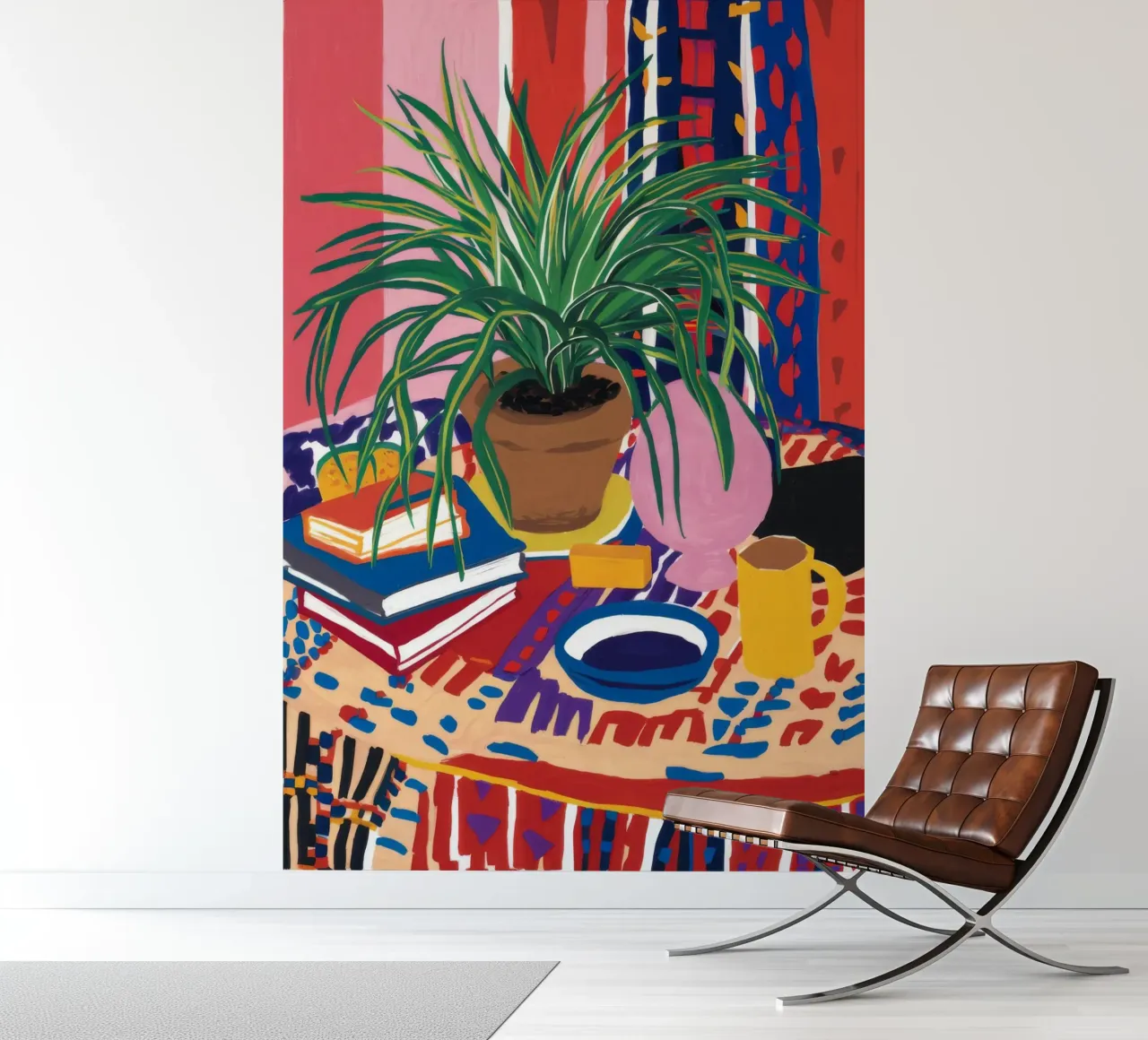 Gedessineerde tafel Stilte fotobehang van FadeAura