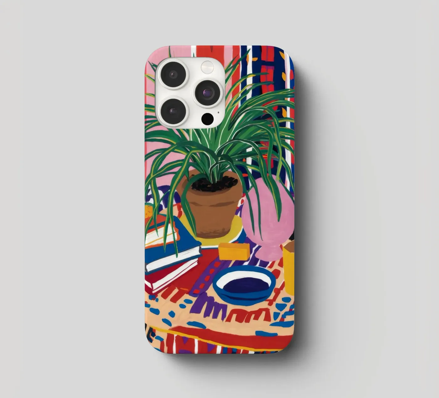 Patterned Table Stillness iphone case by FadeAura