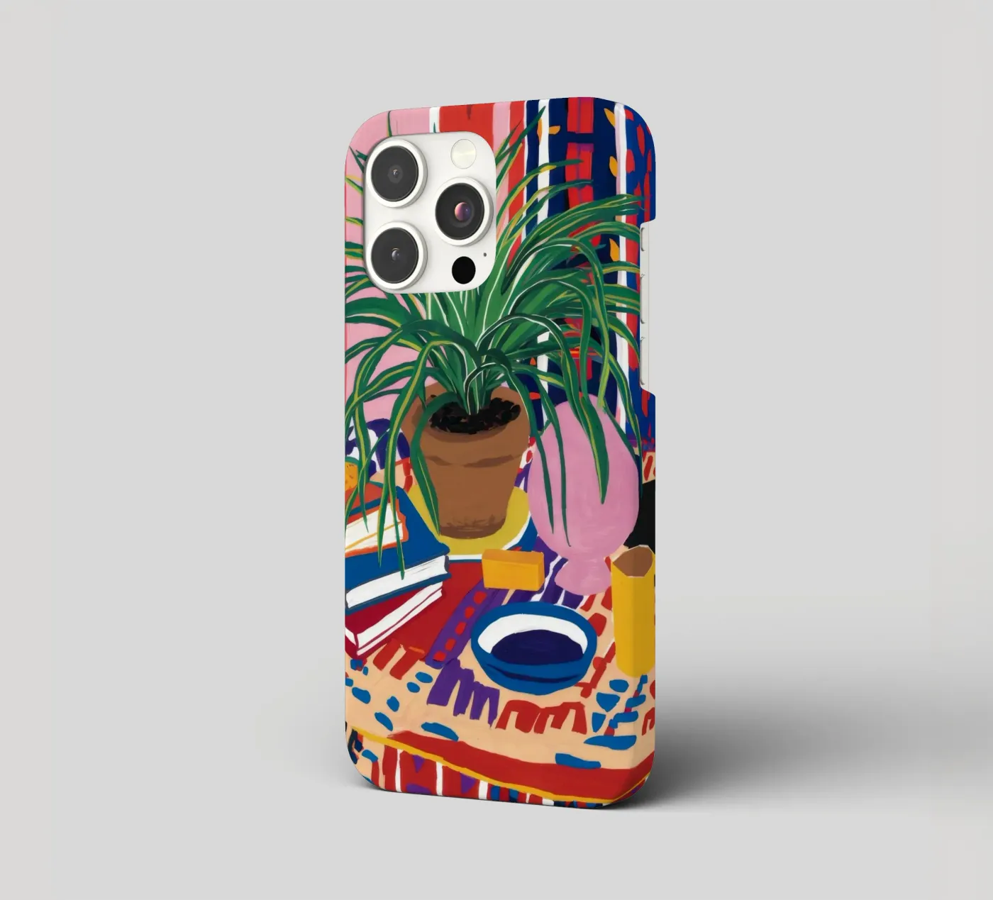 Patterned Table Stillness iphone case by FadeAura