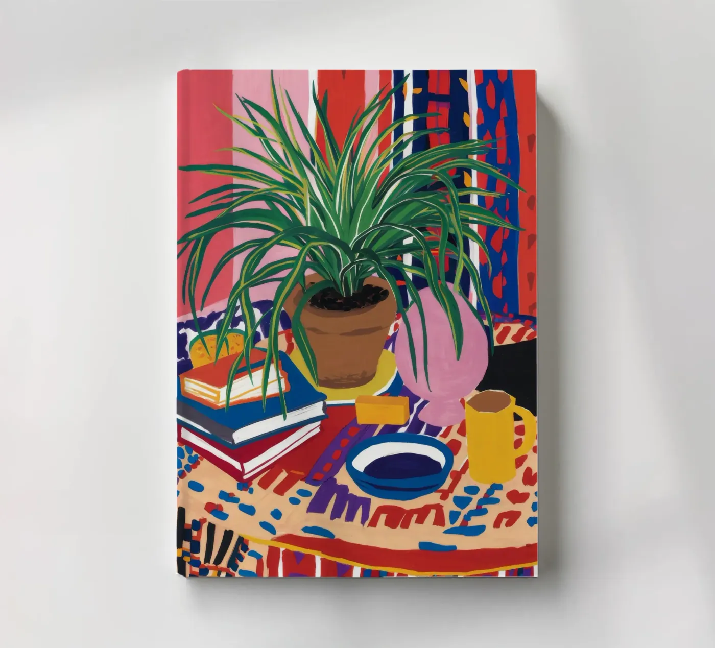 Patterned Table Stillness notebook by FadeAura