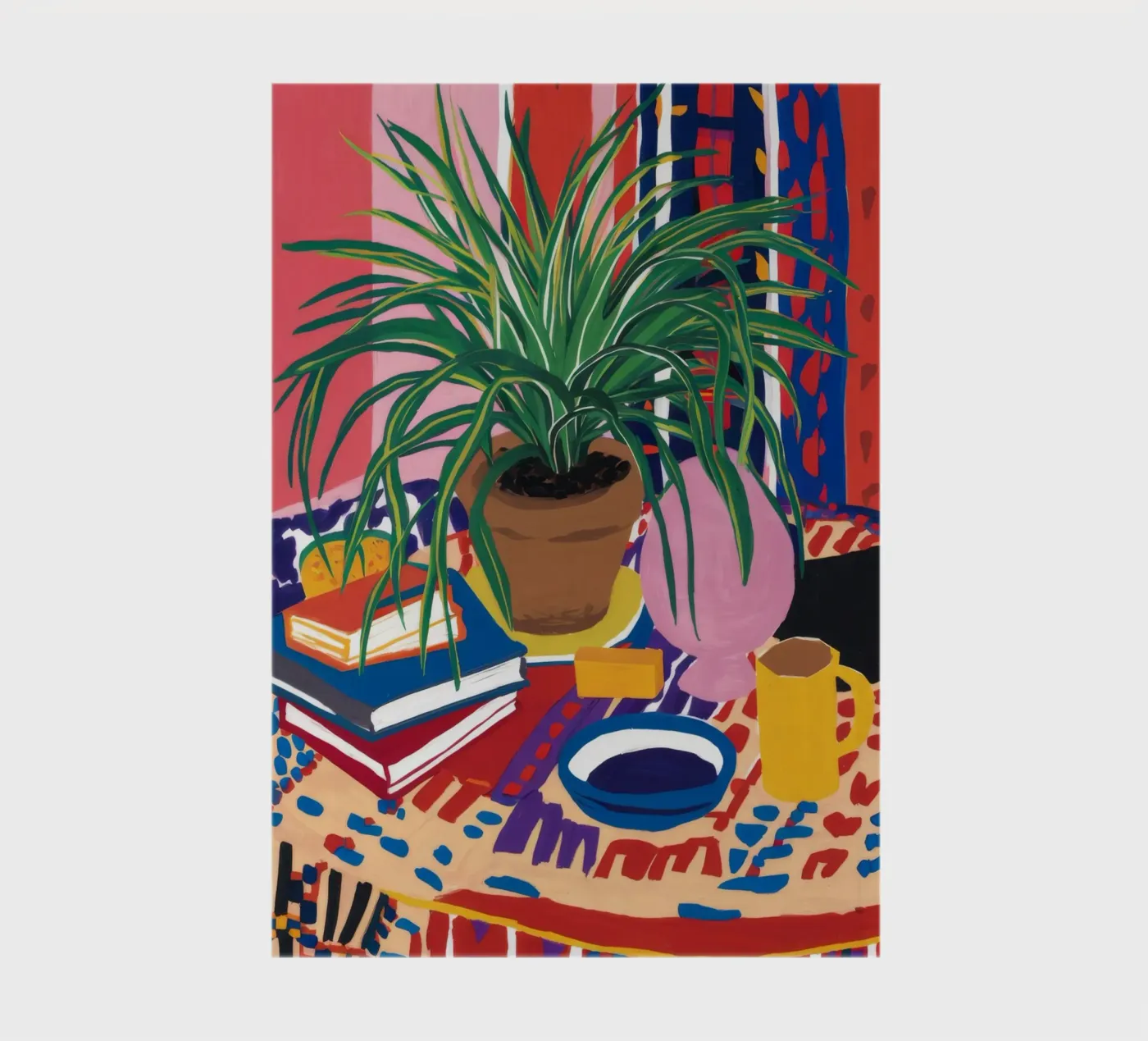 Patterned Table Stillness notebook by FadeAura