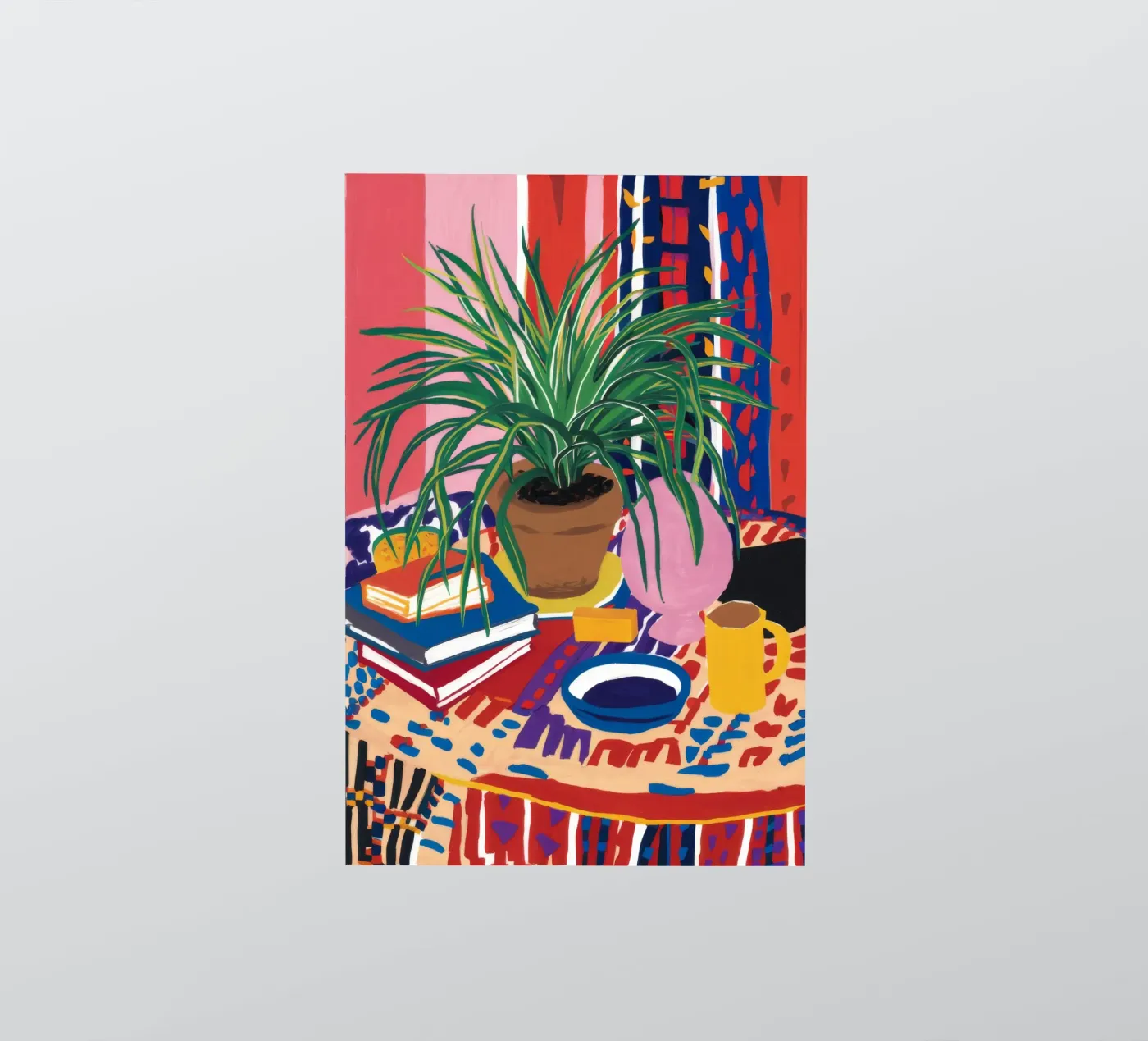 Gedessineerde tafel Stilte sticker van FadeAura