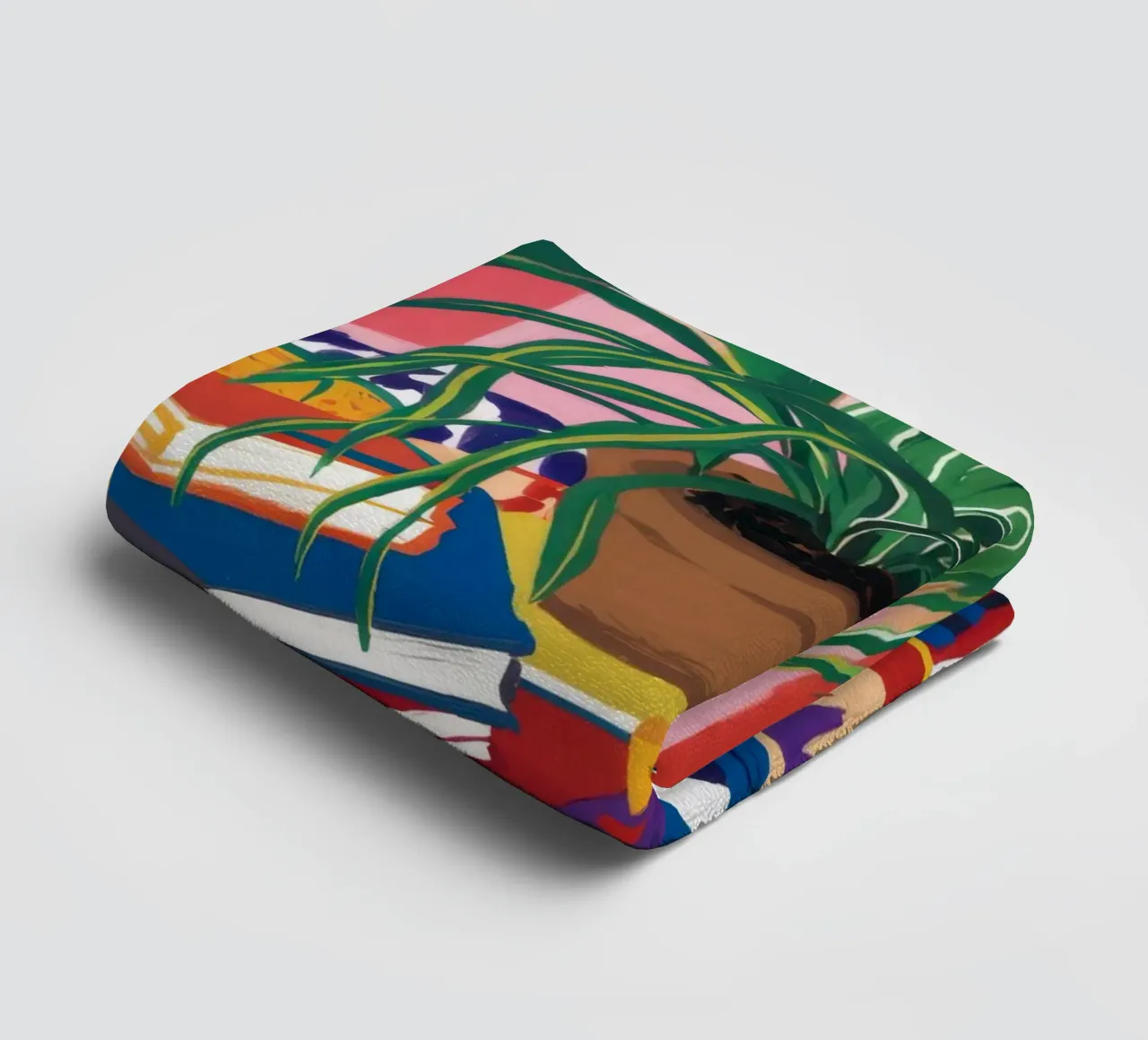 Patterned Table Stillness towel by FadeAura