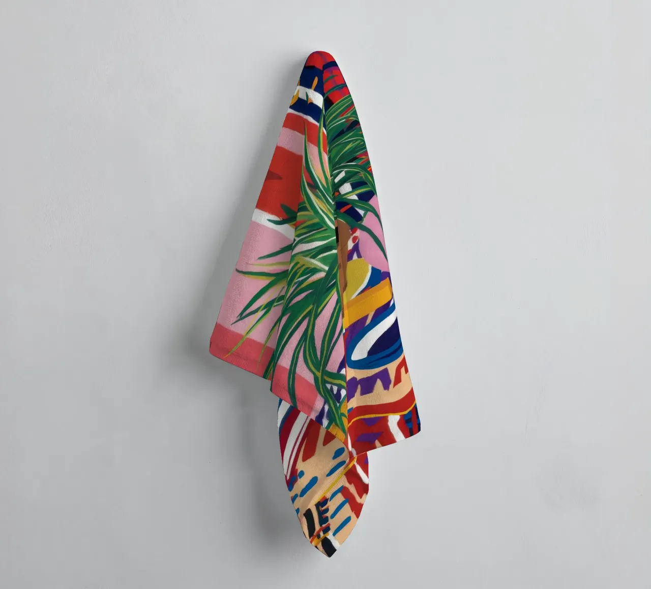 Patterned Table Stillness towel by FadeAura