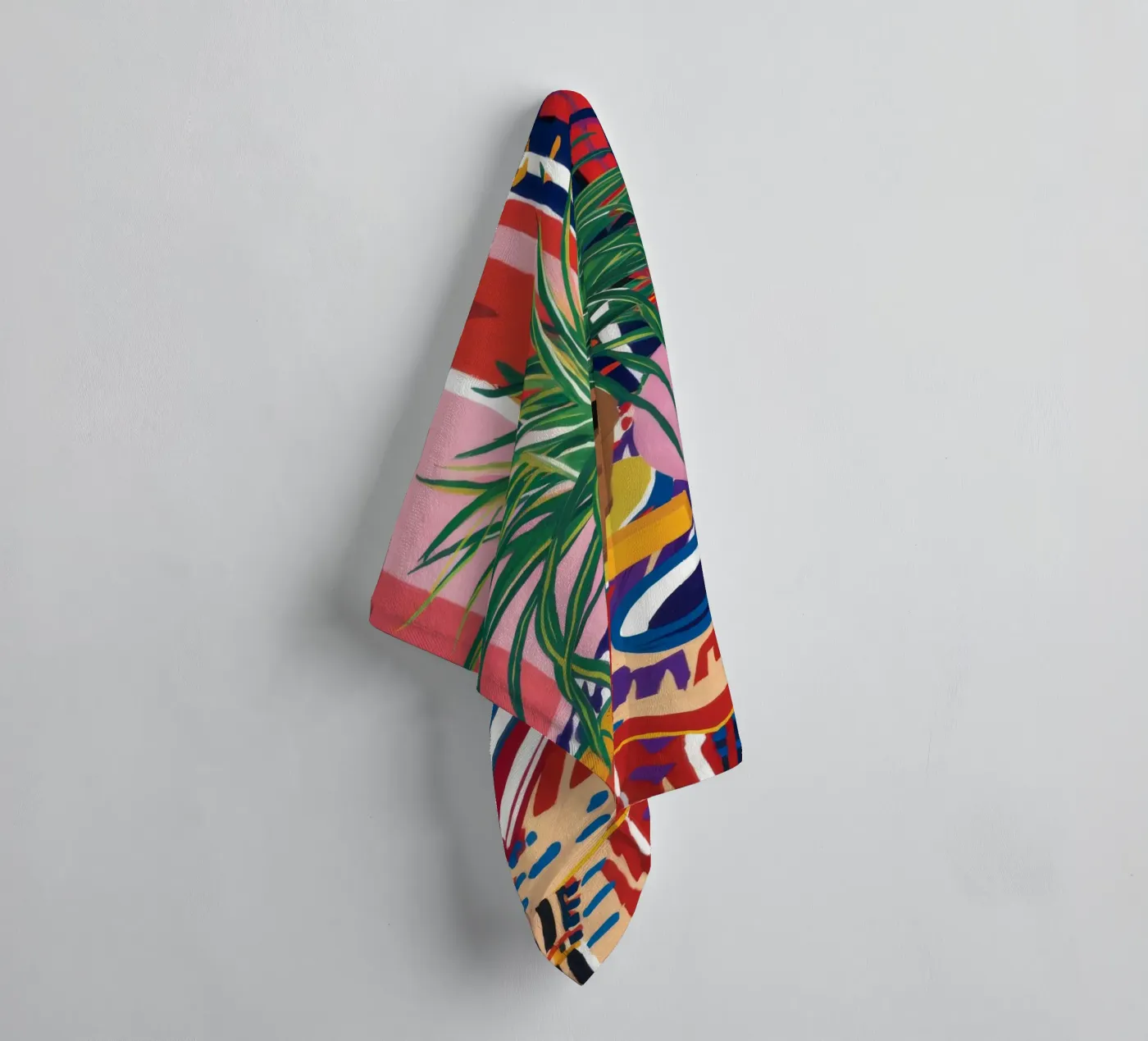 Patterned Table Stillness towel by FadeAura