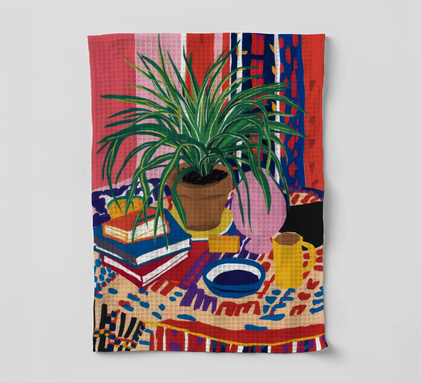 Patterned Table Stillness Geschirrtuch von FadeAura