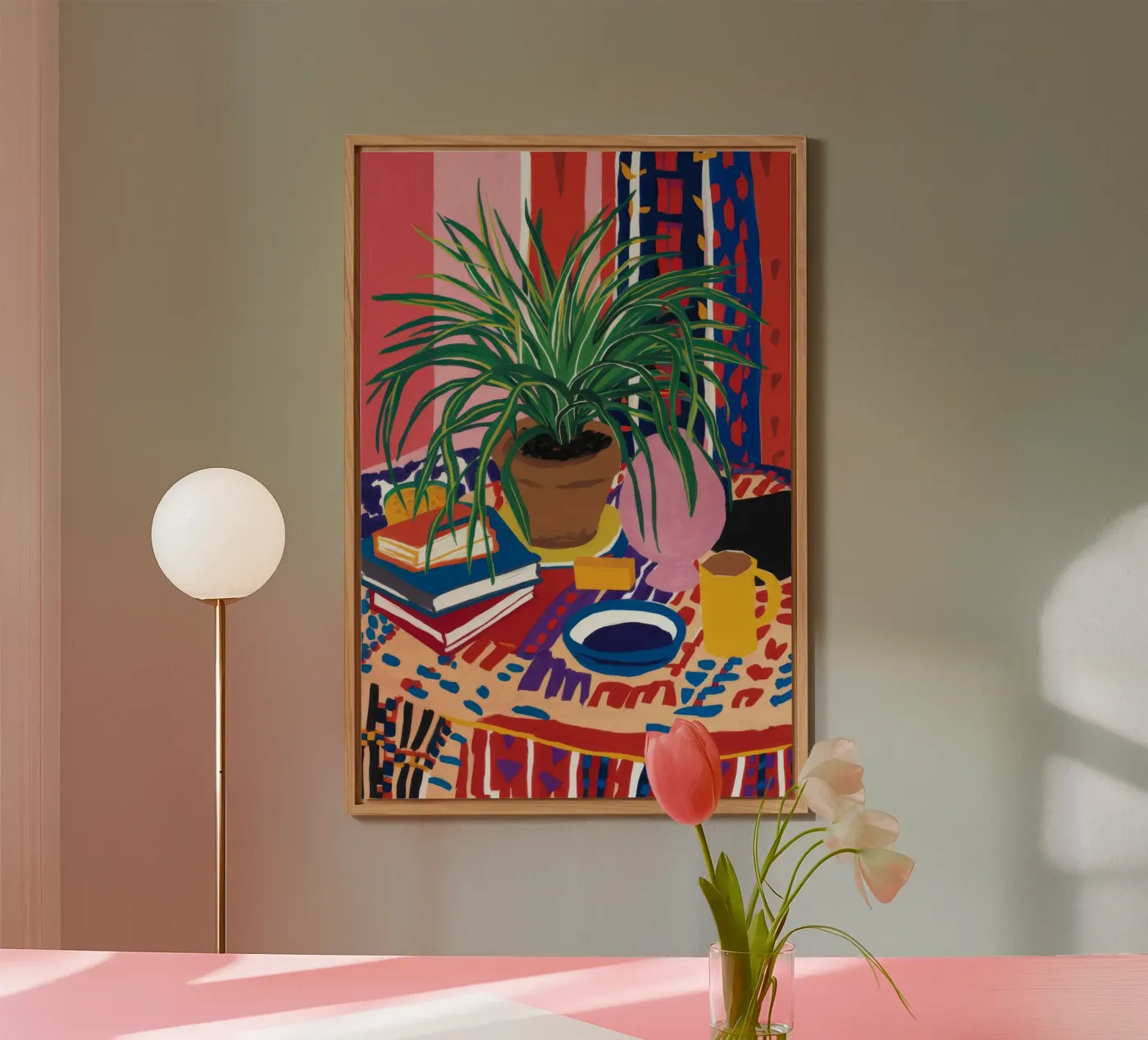 Patterned Table Stillness forex plate by FadeAura