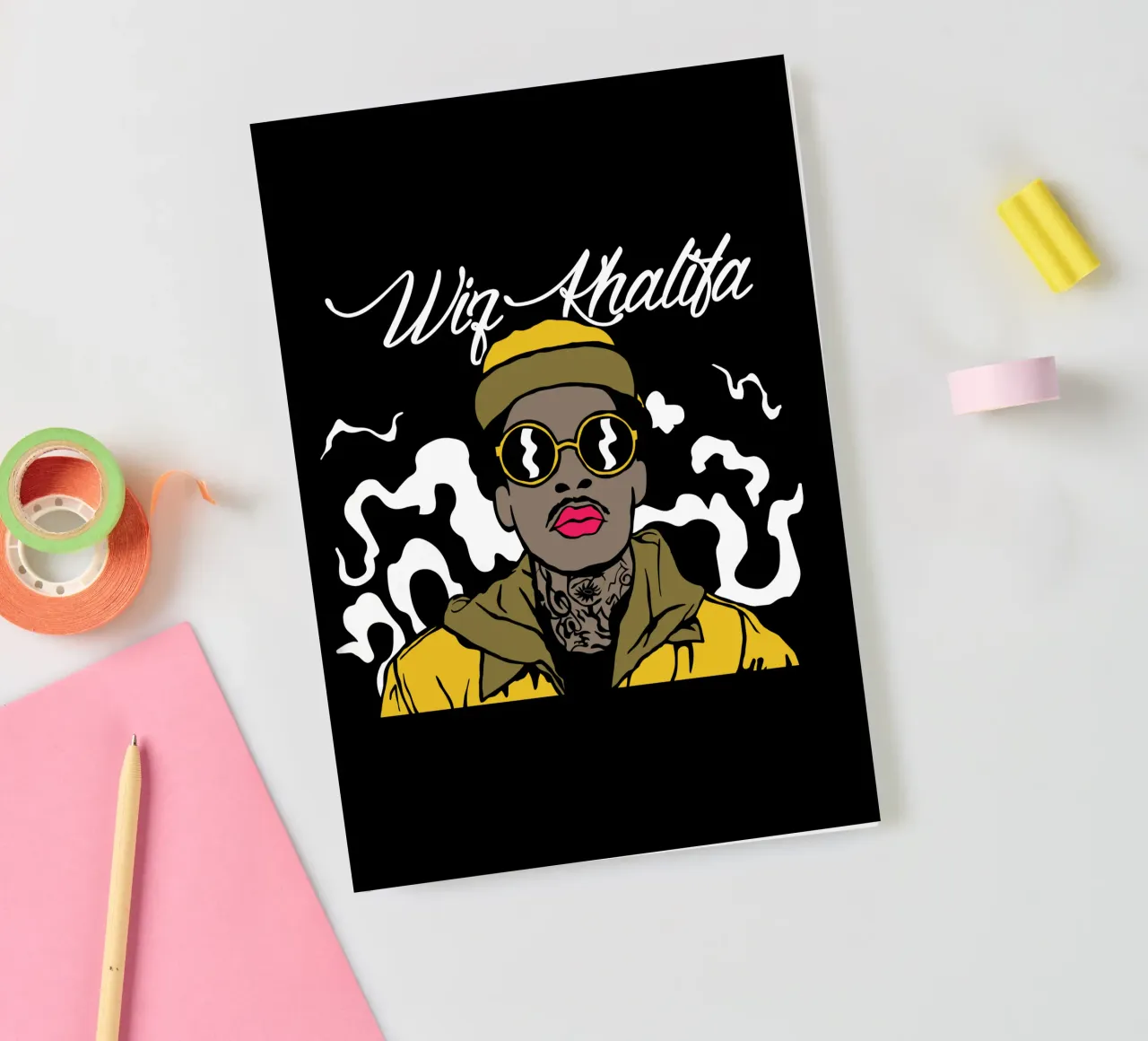 Wiz Khalifa Vector Style carnet de notes de Sigrid Rauuy