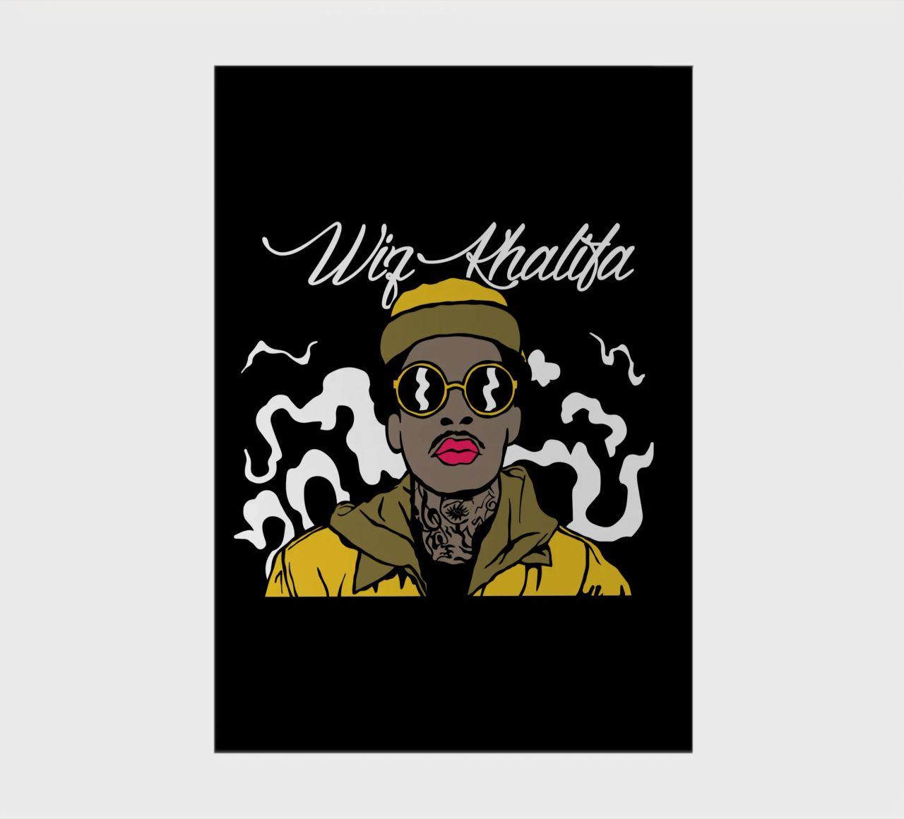 Wiz Khalifa Vector Style notebook by Sigrid Rauuy