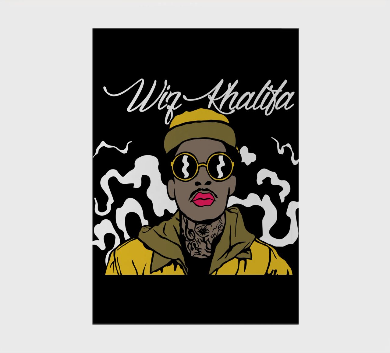 Wiz Khalifa Vector Style notebook by Sigrid Rauuy