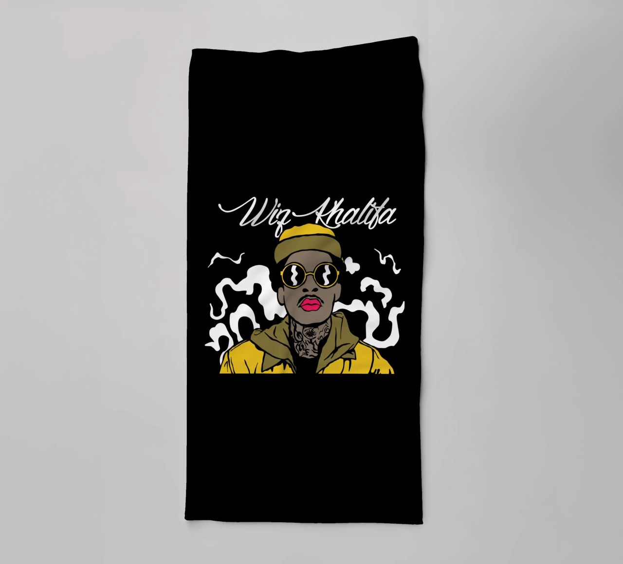 Wiz Khalifa Vector Style towel by Sigrid Rauuy