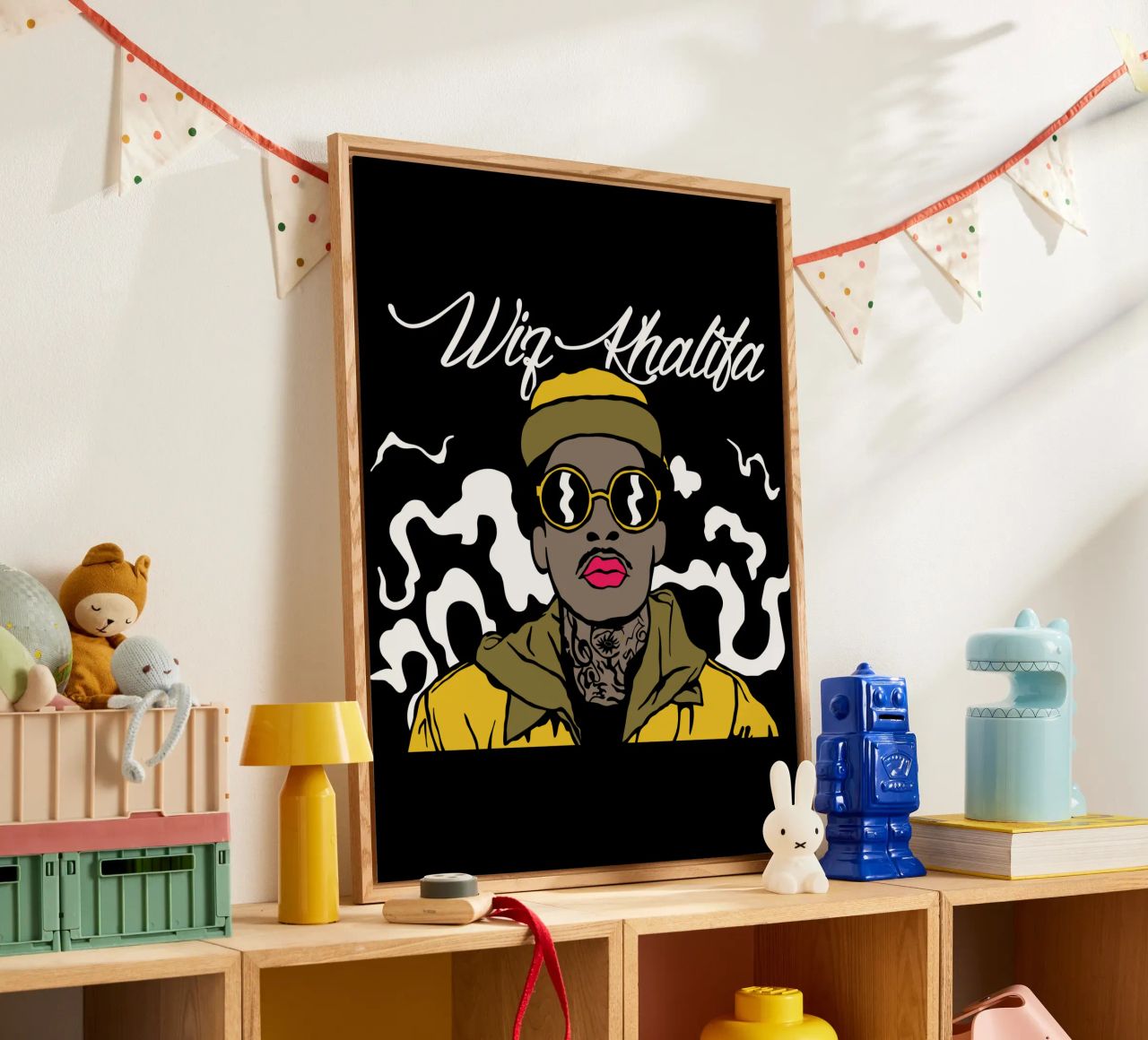 Wiz Khalifa Estilo Vectorial metacrilato de Sigrid Rauuy