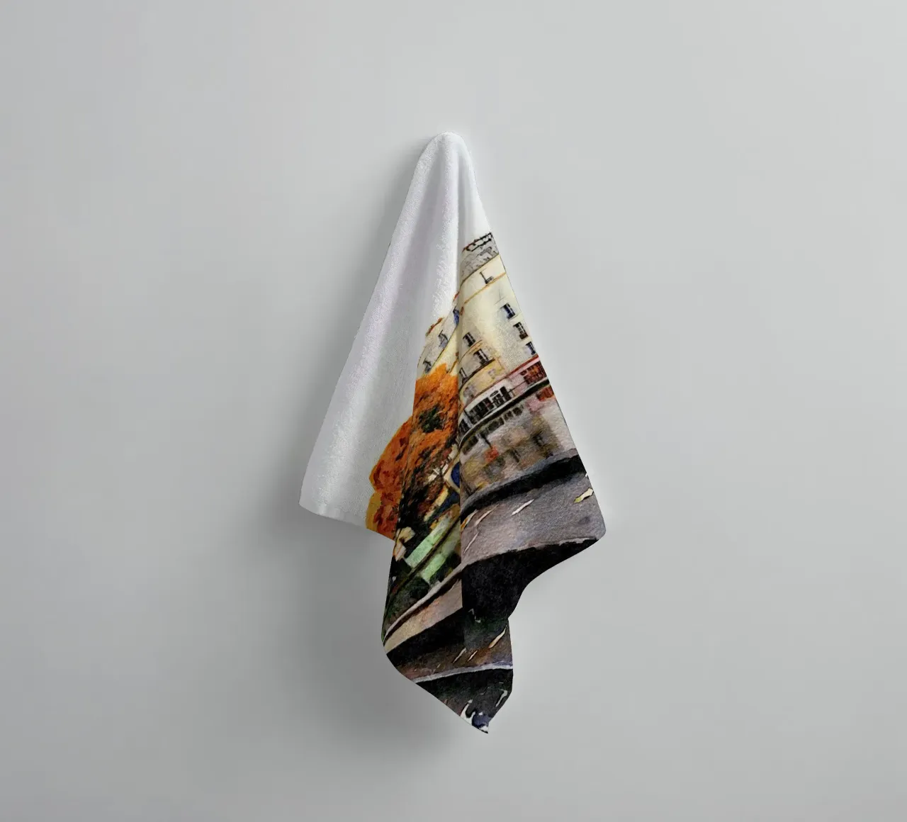 In Paris towel by Massimo Frascogna