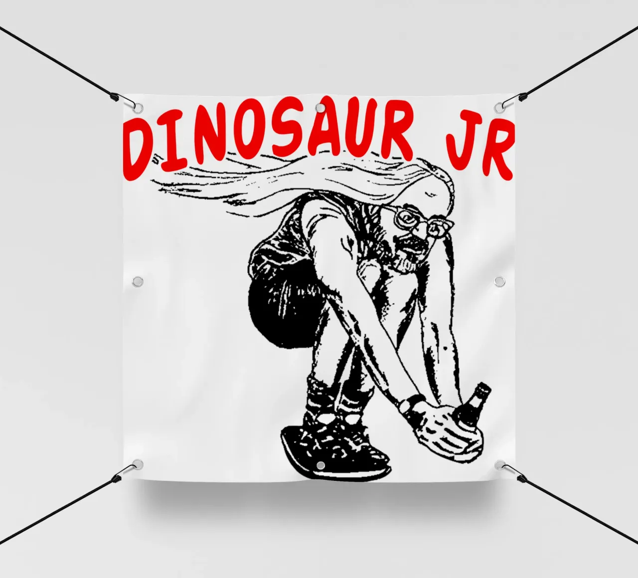 Dinosaur jr - Rock Band And Indie Band telo in pvc da Deepness