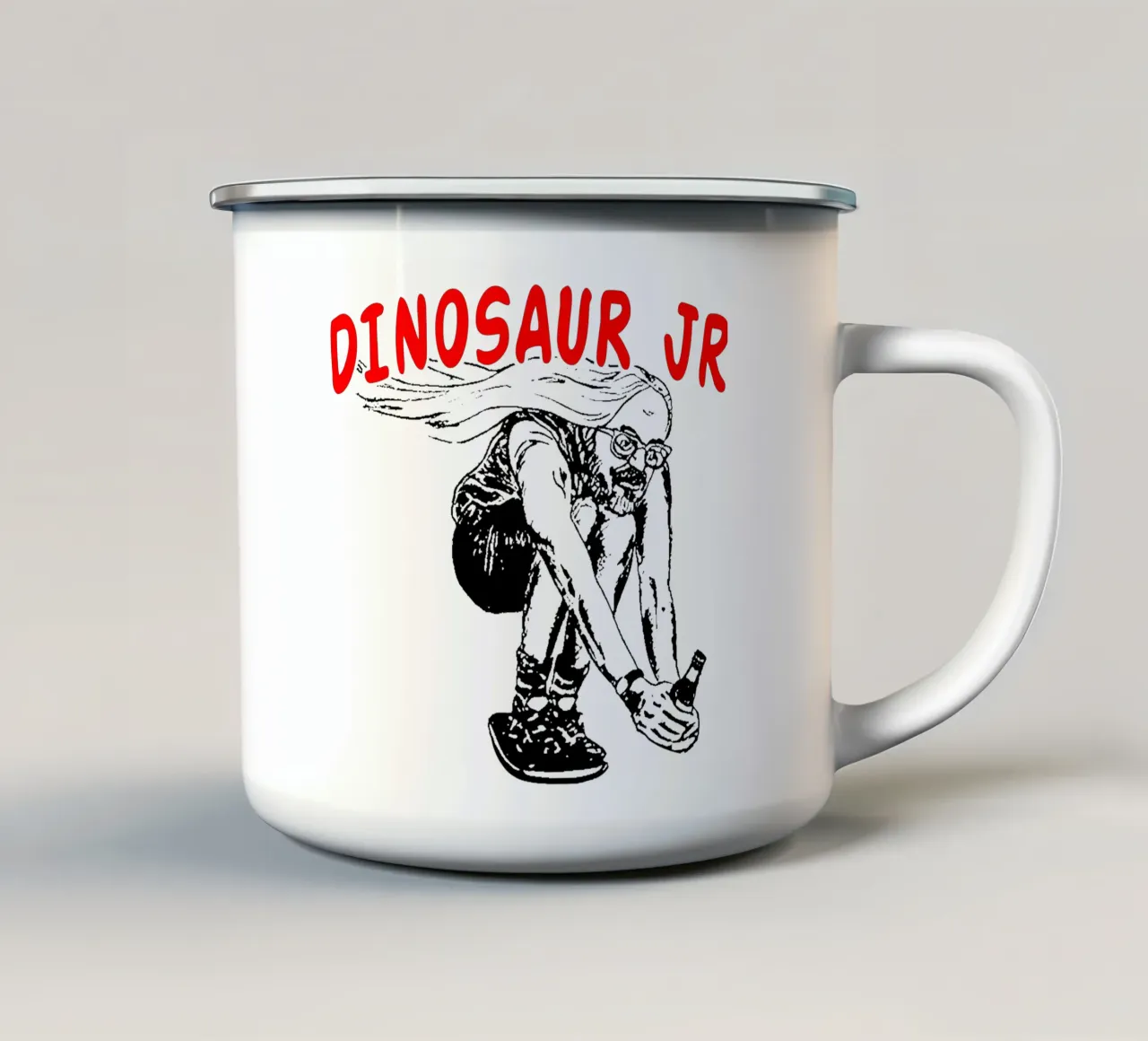 Dinosaur jr - Rock Band And Indie Band tazza in smalto da Deepness