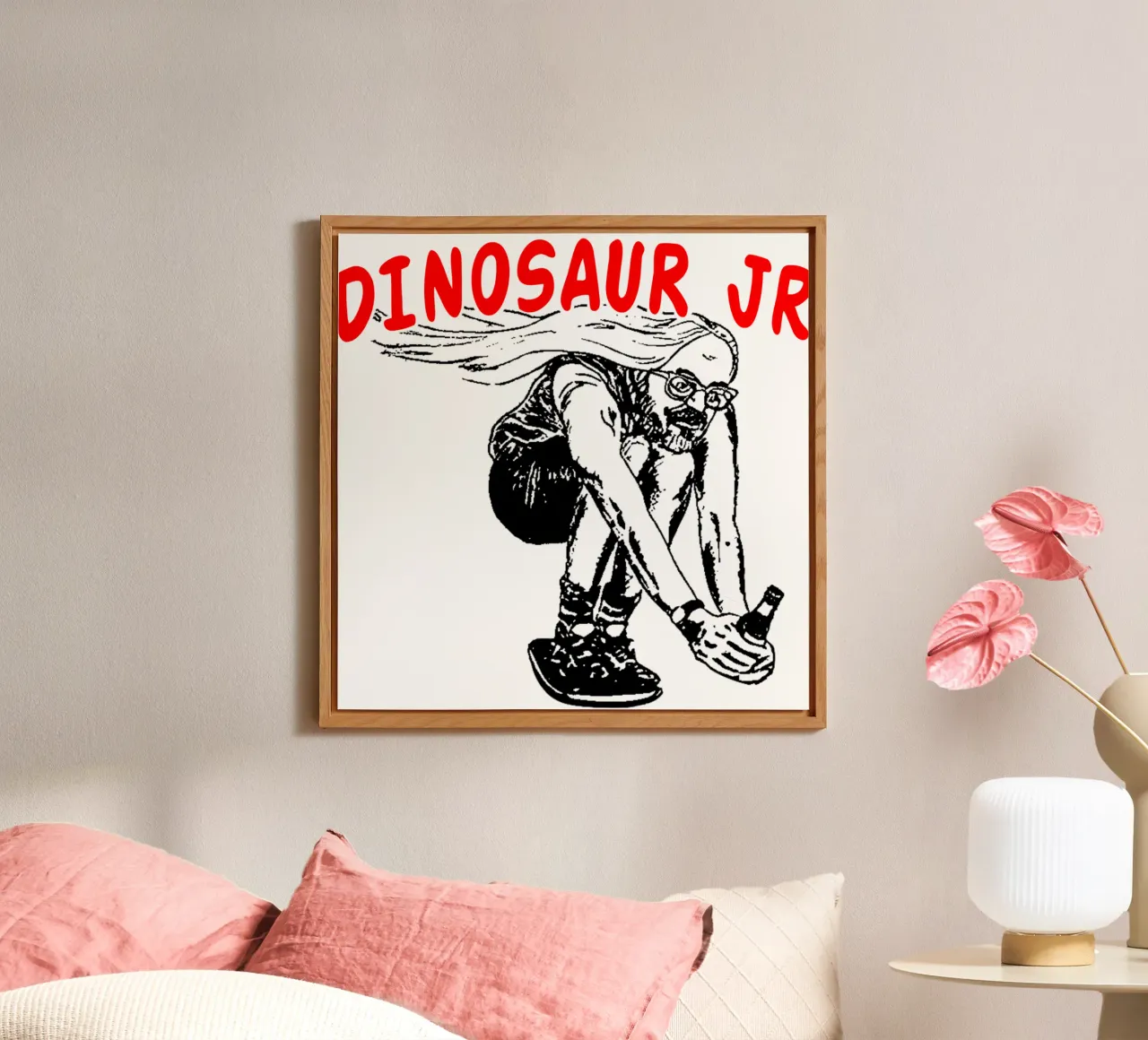 Dinosaur jr - Rock Band And Indie Band alluminio dibond da Deepness