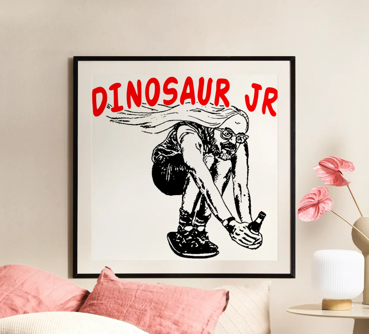 Dinosaur jr - Rock Band And Indie Band carta hahnemühle da Deepness