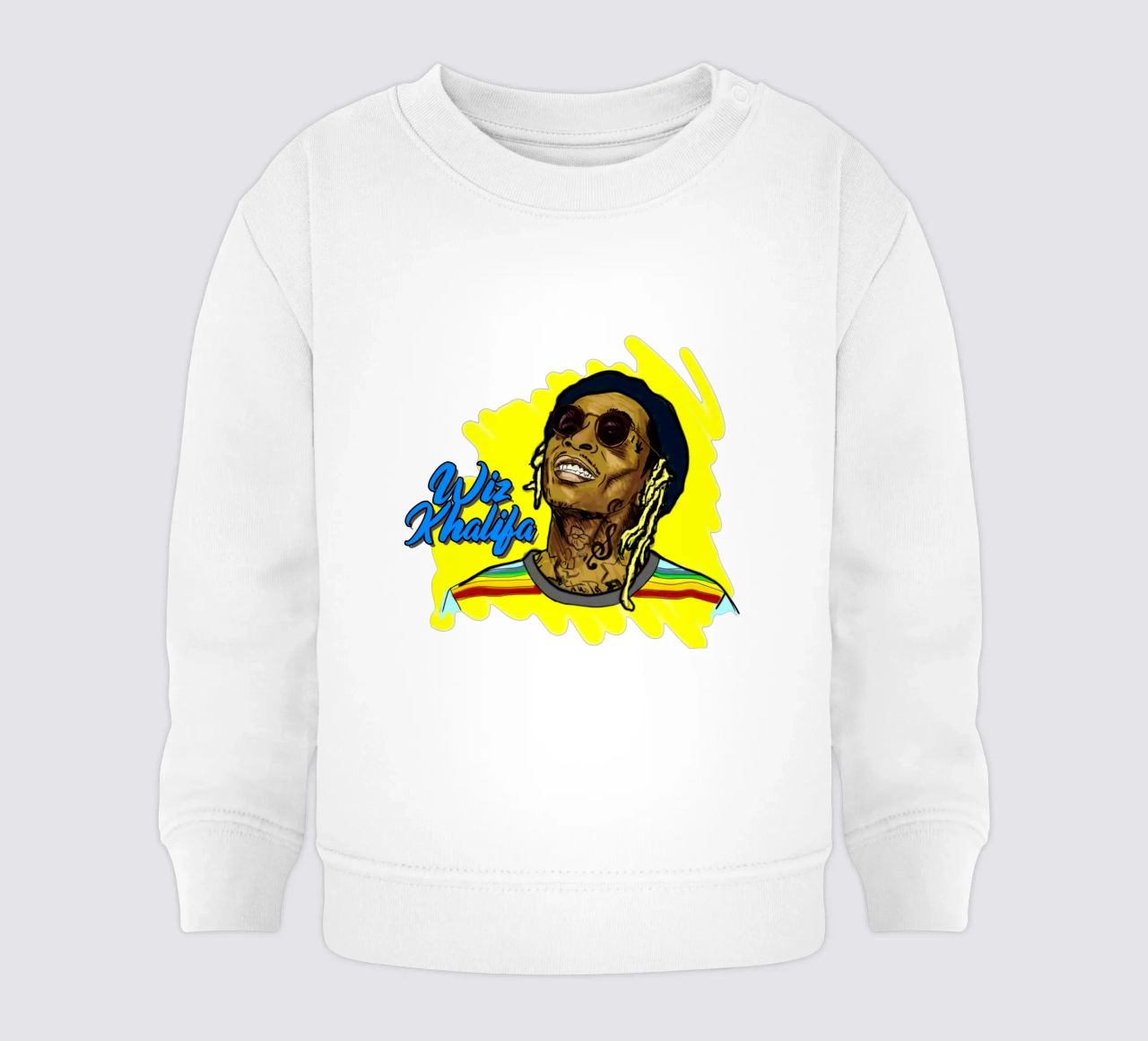 Stile vettoriale di Wiz Khalifa felpa neonato da Sigrid Rauuy
