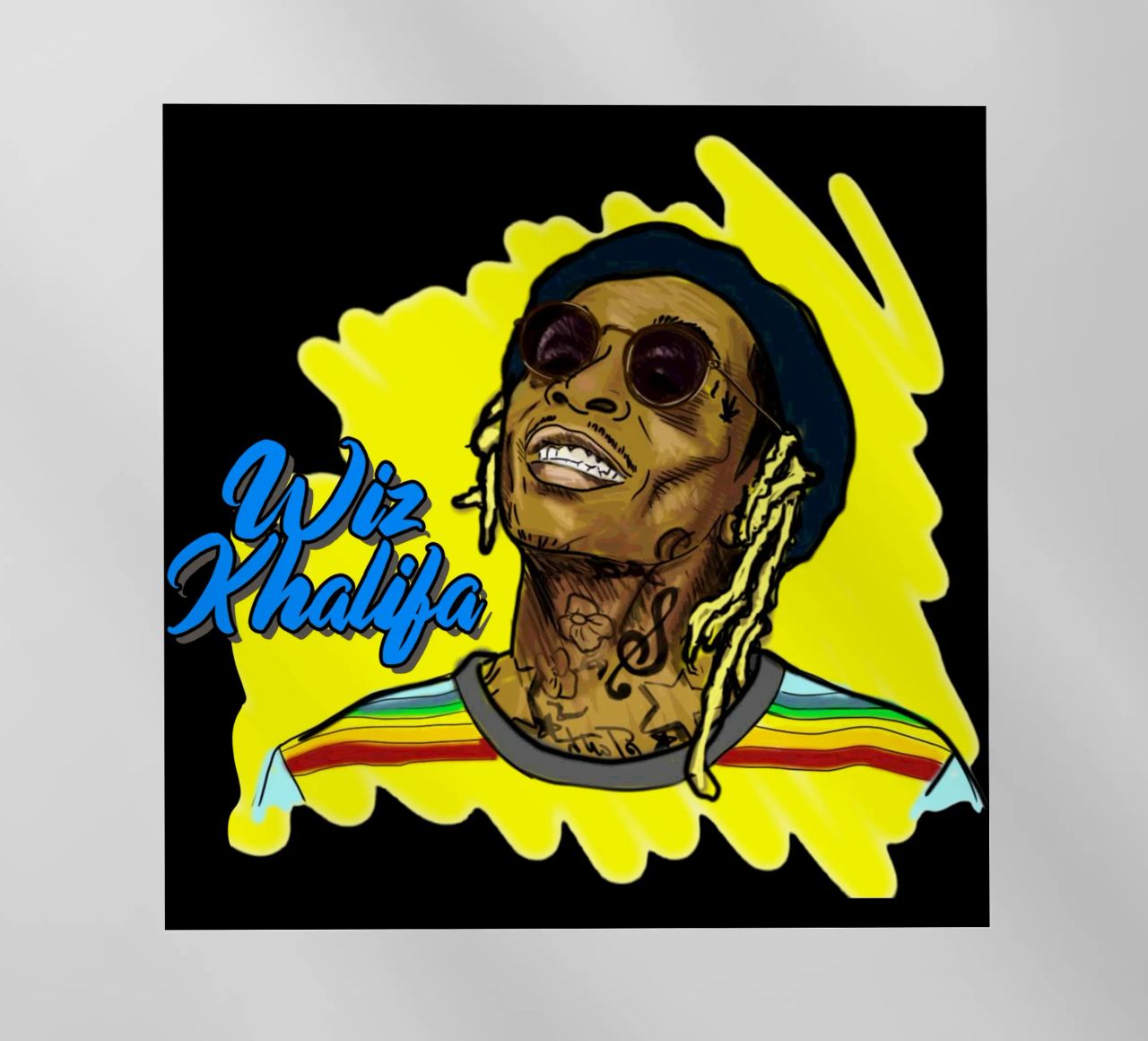 Stile vettoriale di Wiz Khalifa pellicola backlit da Sigrid Rauuy