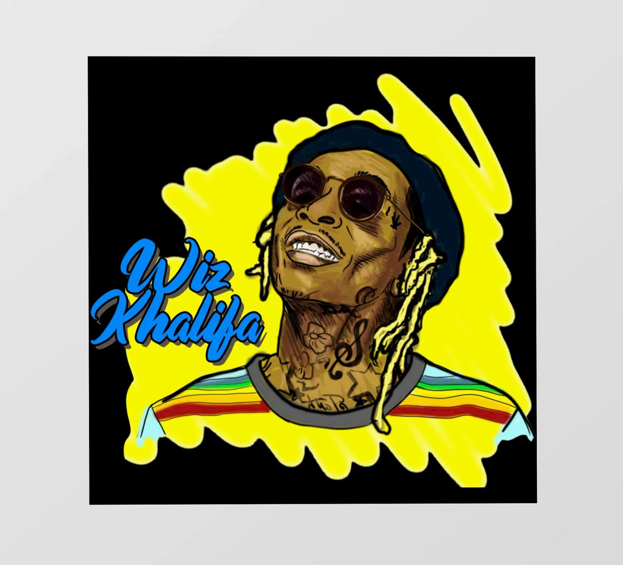 Stile vettoriale di Wiz Khalifa pellicola backlit da Sigrid Rauuy