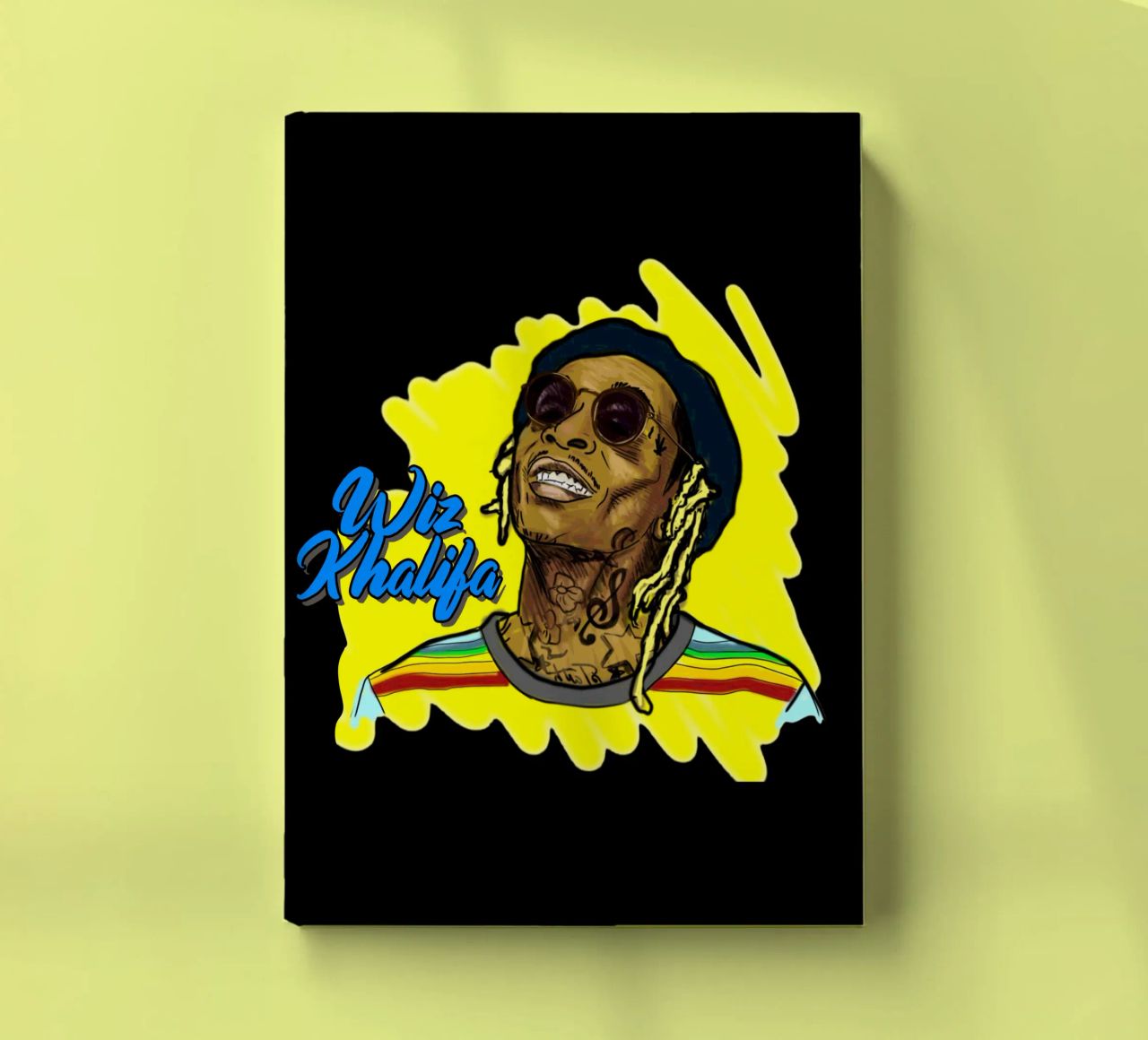 Wiz Khalifa Vector Style notebook by Sigrid Rauuy