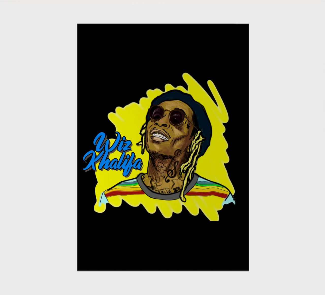 Wiz Khalifa Vector Style notebook by Sigrid Rauuy