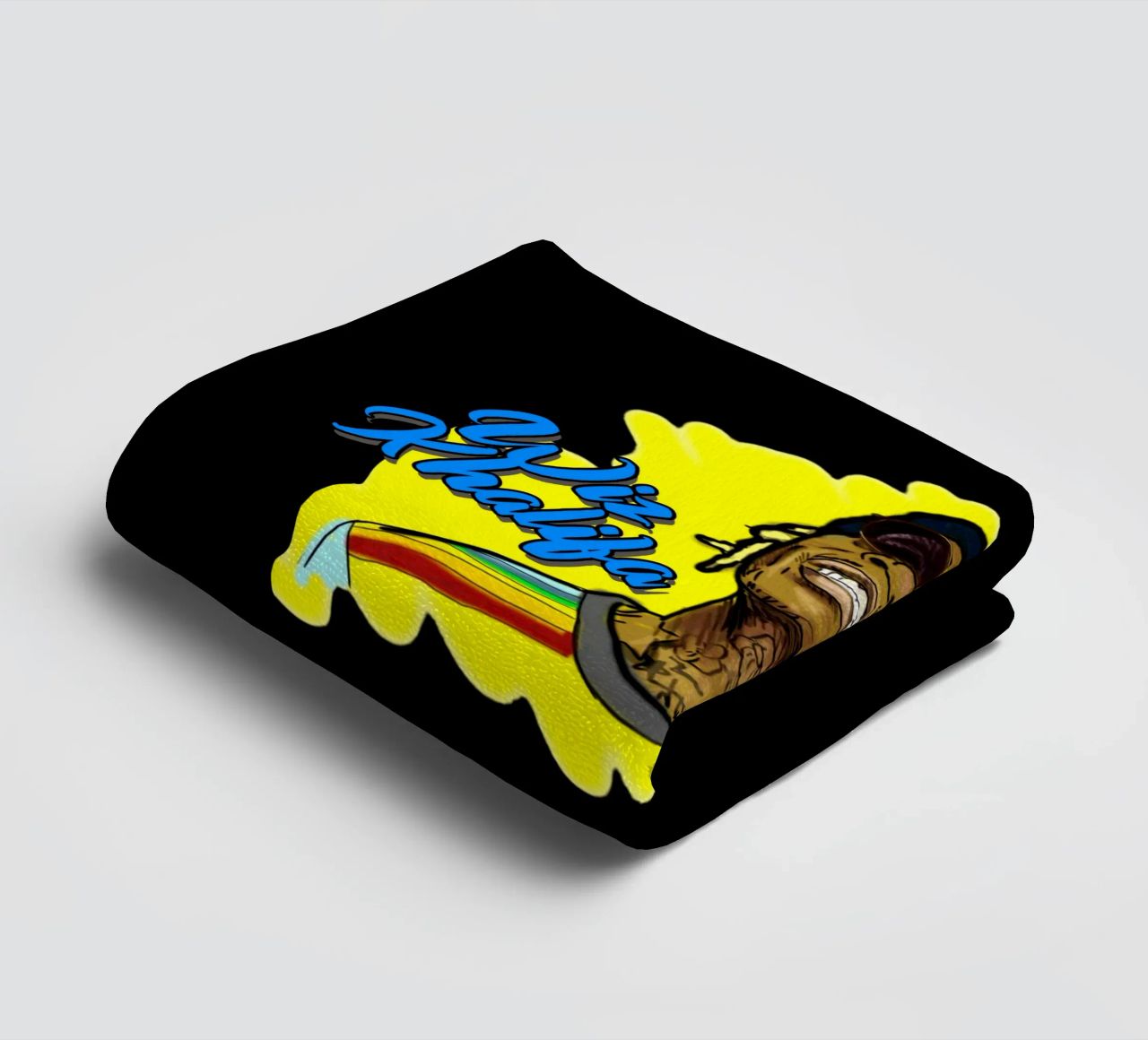 Wiz Khalifa Vector Style towel by Sigrid Rauuy