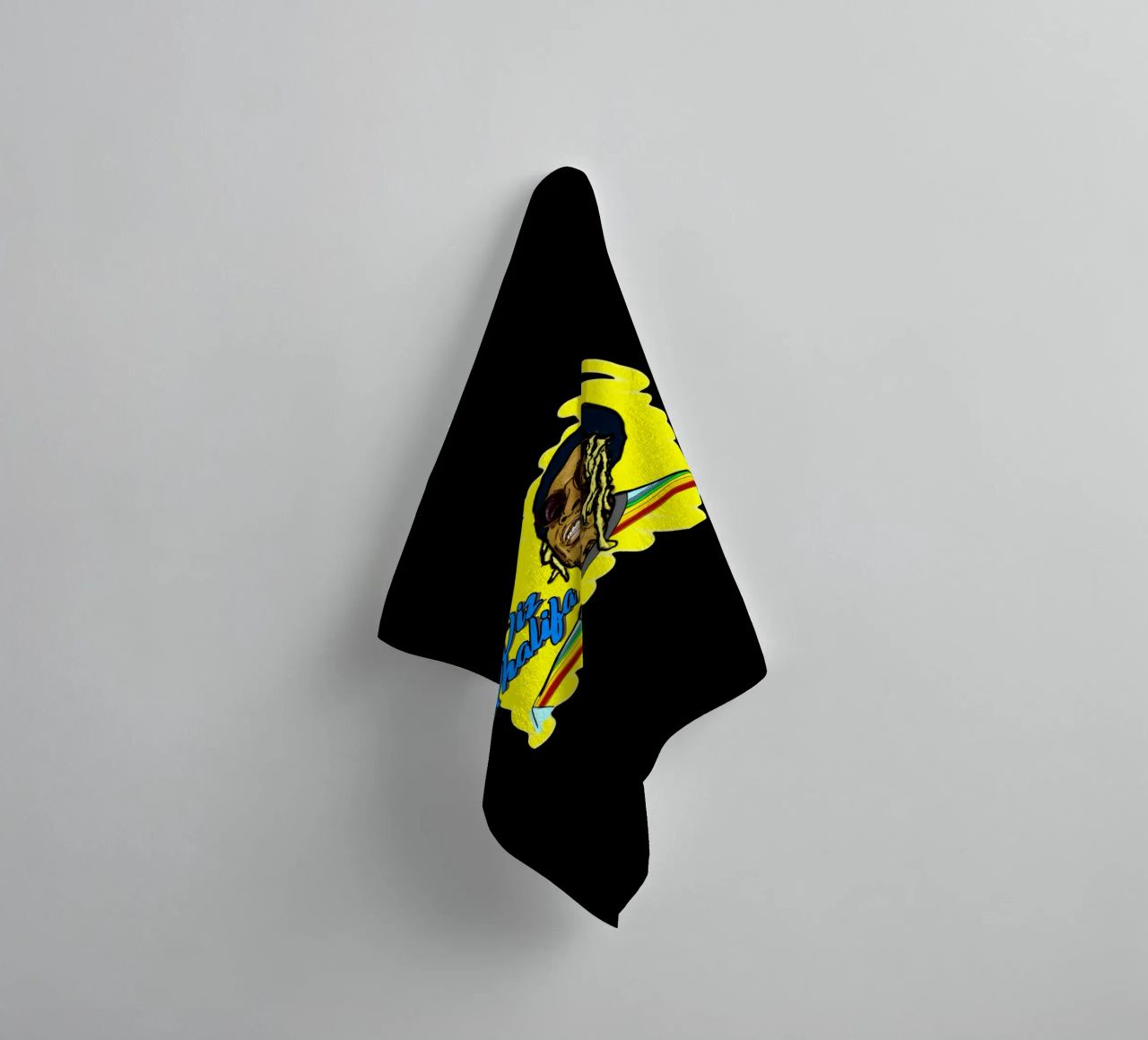 Wiz Khalifa Vector Style towel by Sigrid Rauuy