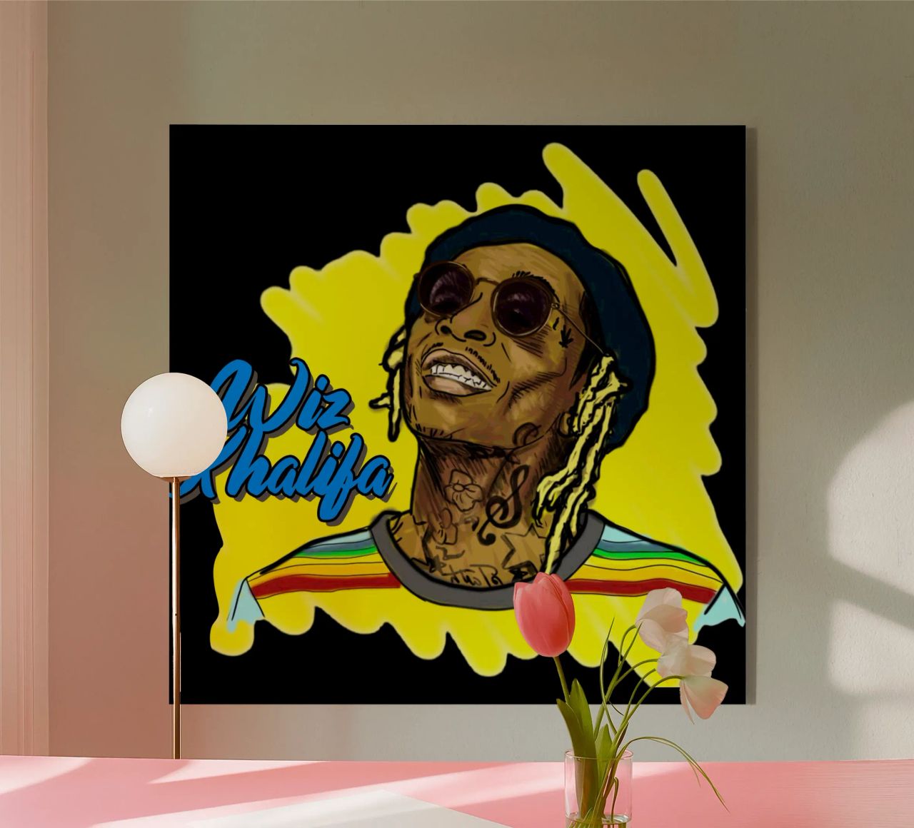 Wiz Khalifa Estilo Vectorial metacrilato de Sigrid Rauuy