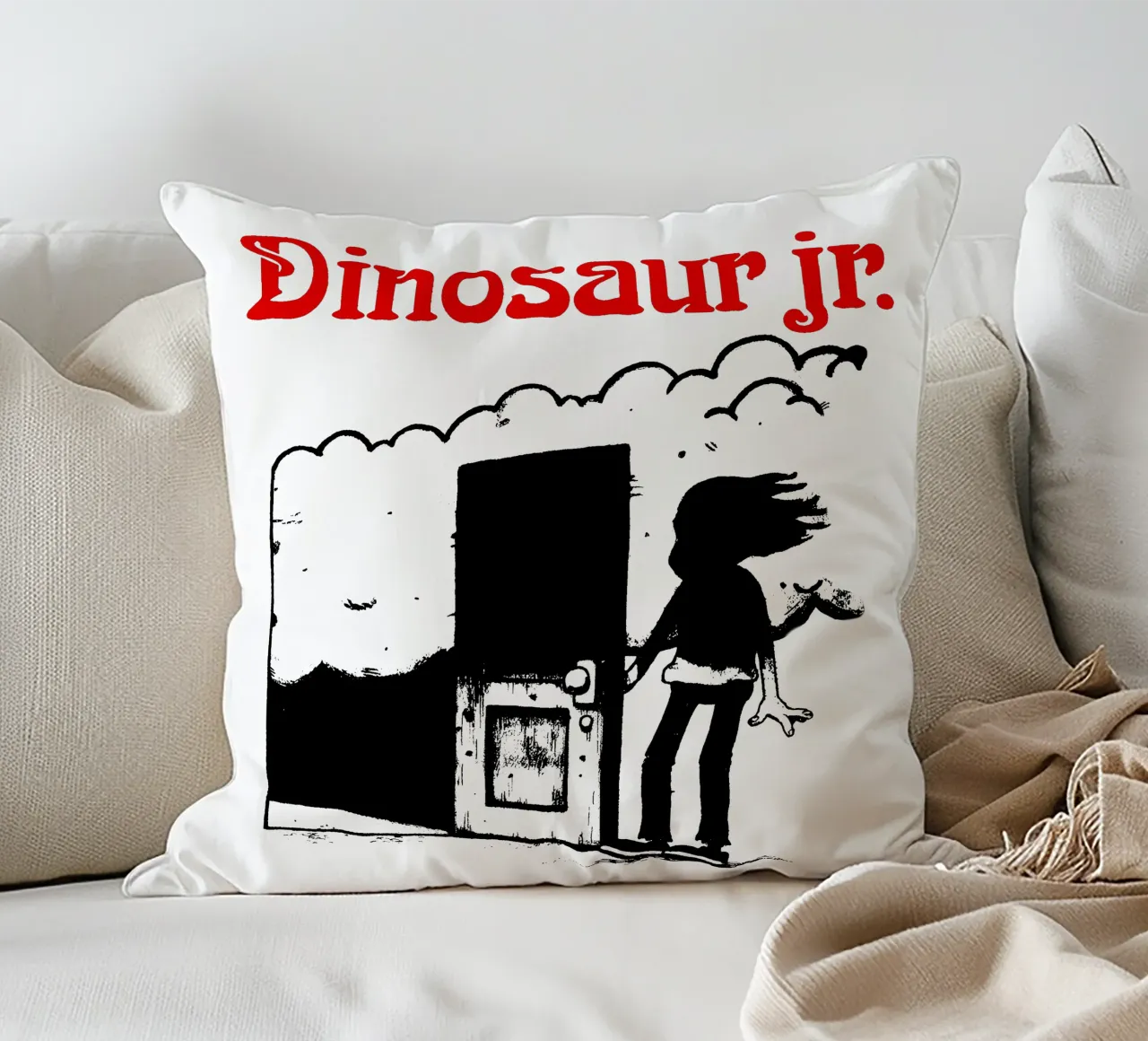 Dinosaur jr - Silhouette cuscino da Deepness
